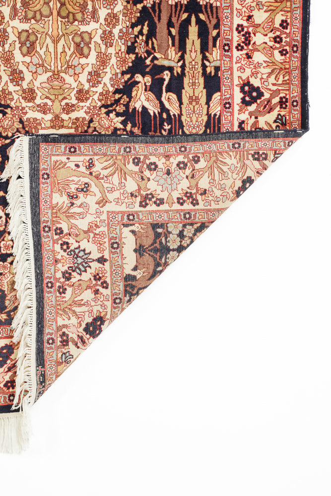 Vintage Lahore Tree Of Life Rug 7' x 4'6"