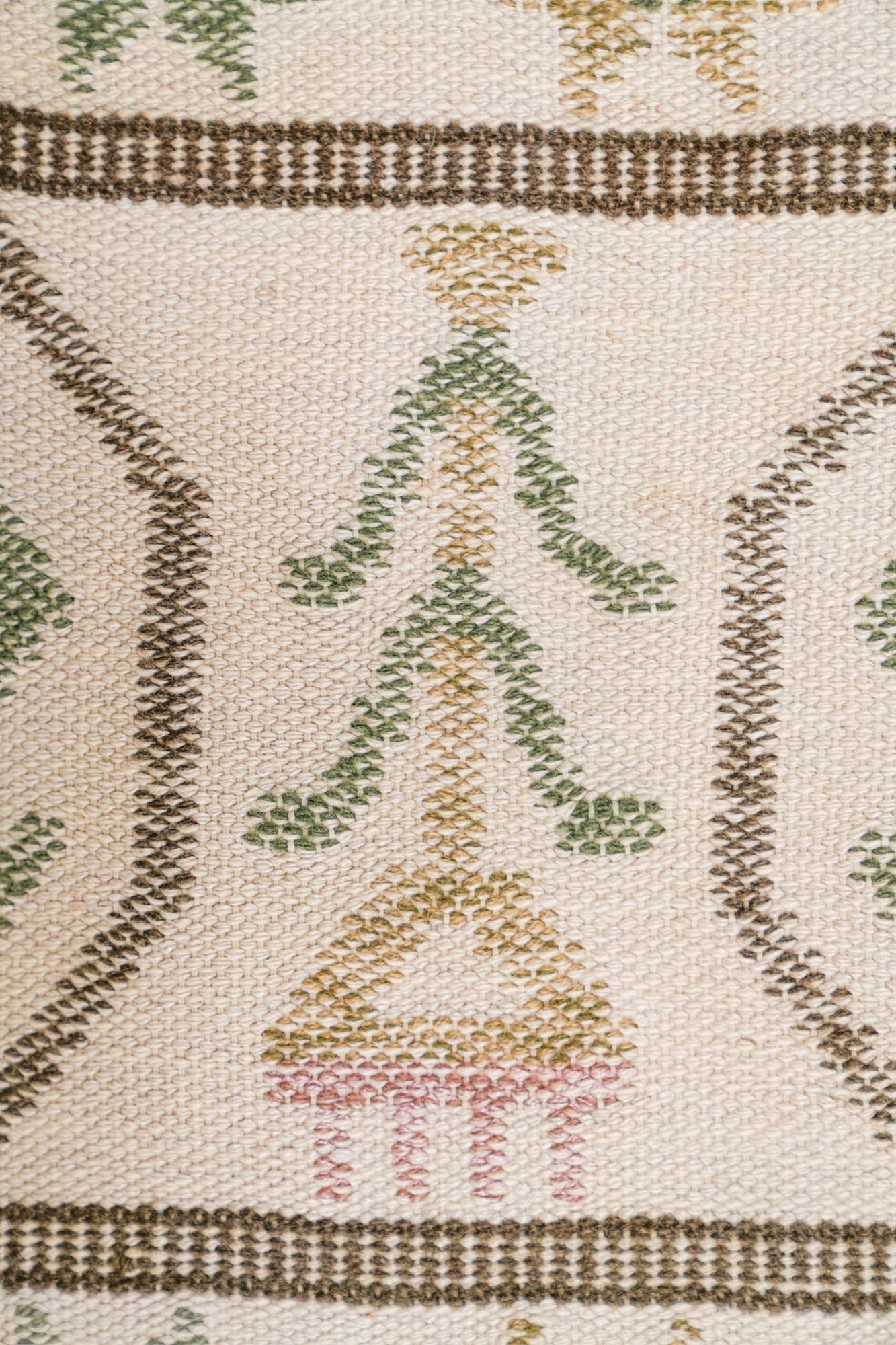 Antique Swedish textile tapestry 5'9" x 2' (Märta Måås-Fjetterströms)