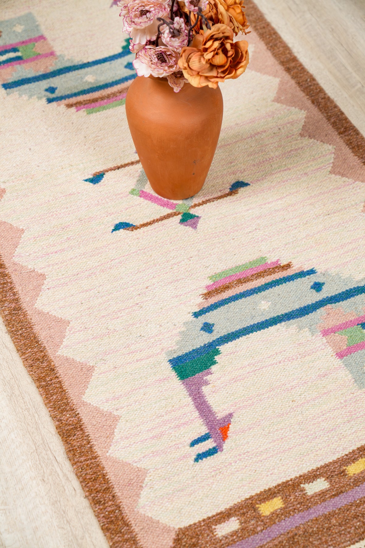 Vintage Scandinavian Kilim 4'5" x 2'2"
