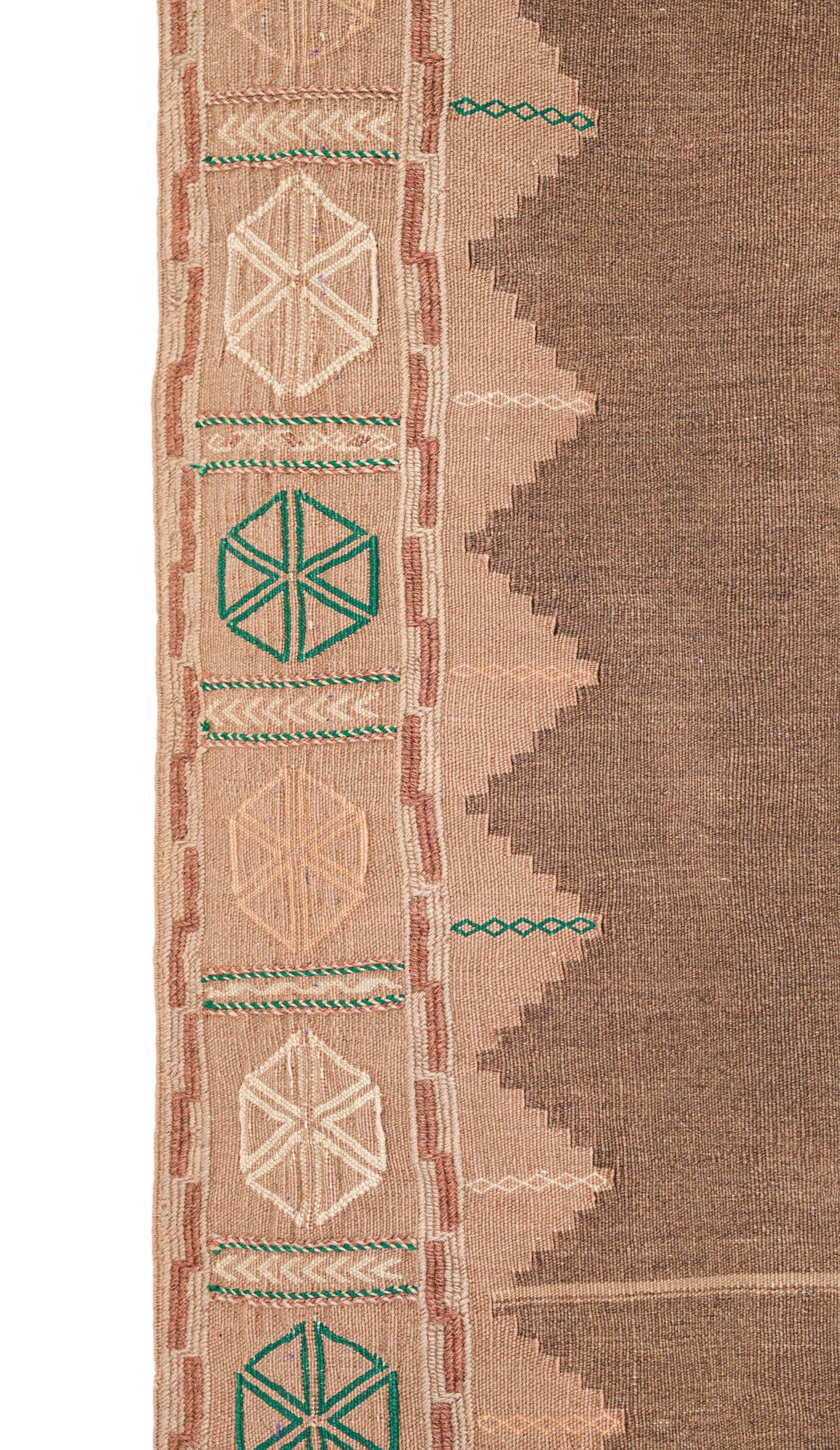 Vintage Turkmenistan Sofreh Kilim 4' x 4'