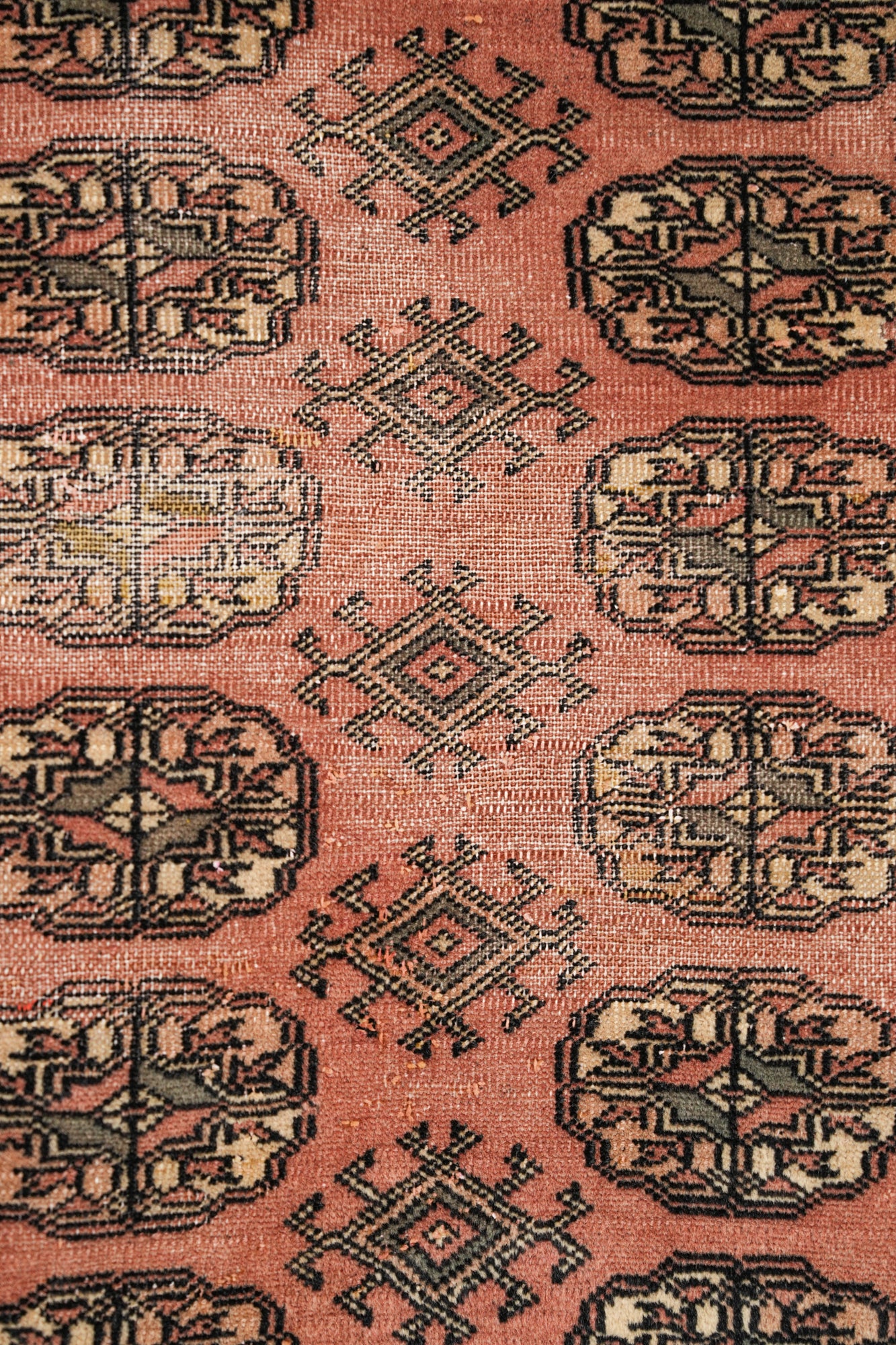 Vintage Bokhara Rug 3'9" x 2'9"