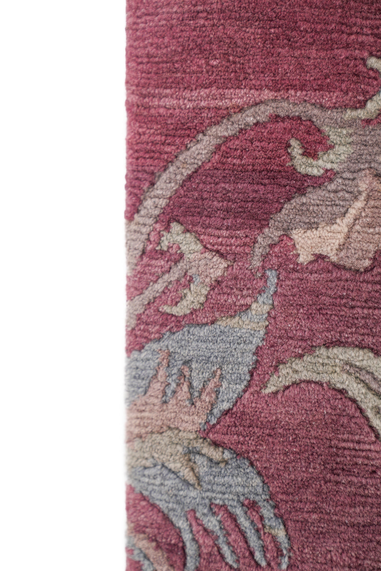 Vintage Tibetan floral rug 3'2" x 2'1"