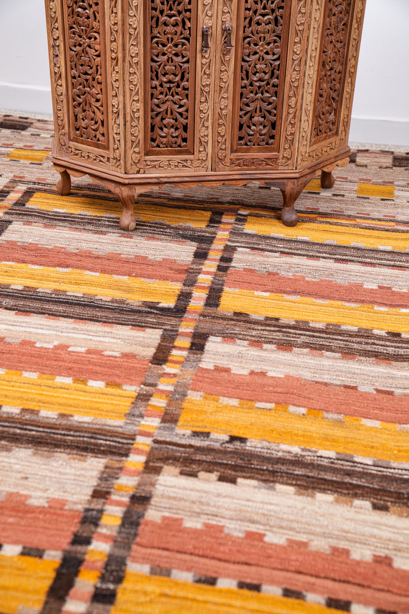 modern Swedish Design Kilim 9'8" x 6'6"