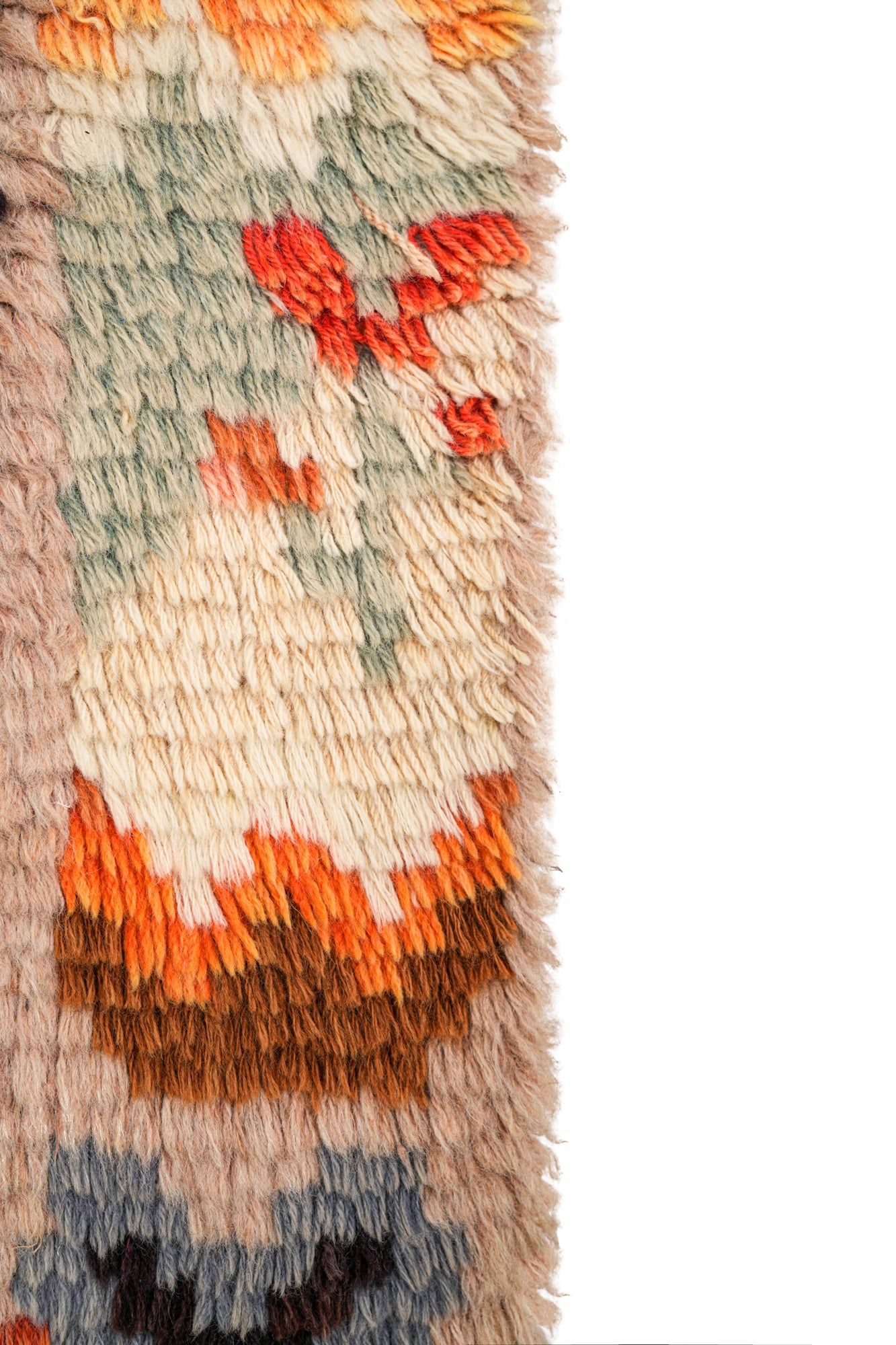 Vintage Scandinavian Rya Rug 2'1" x 2'4"