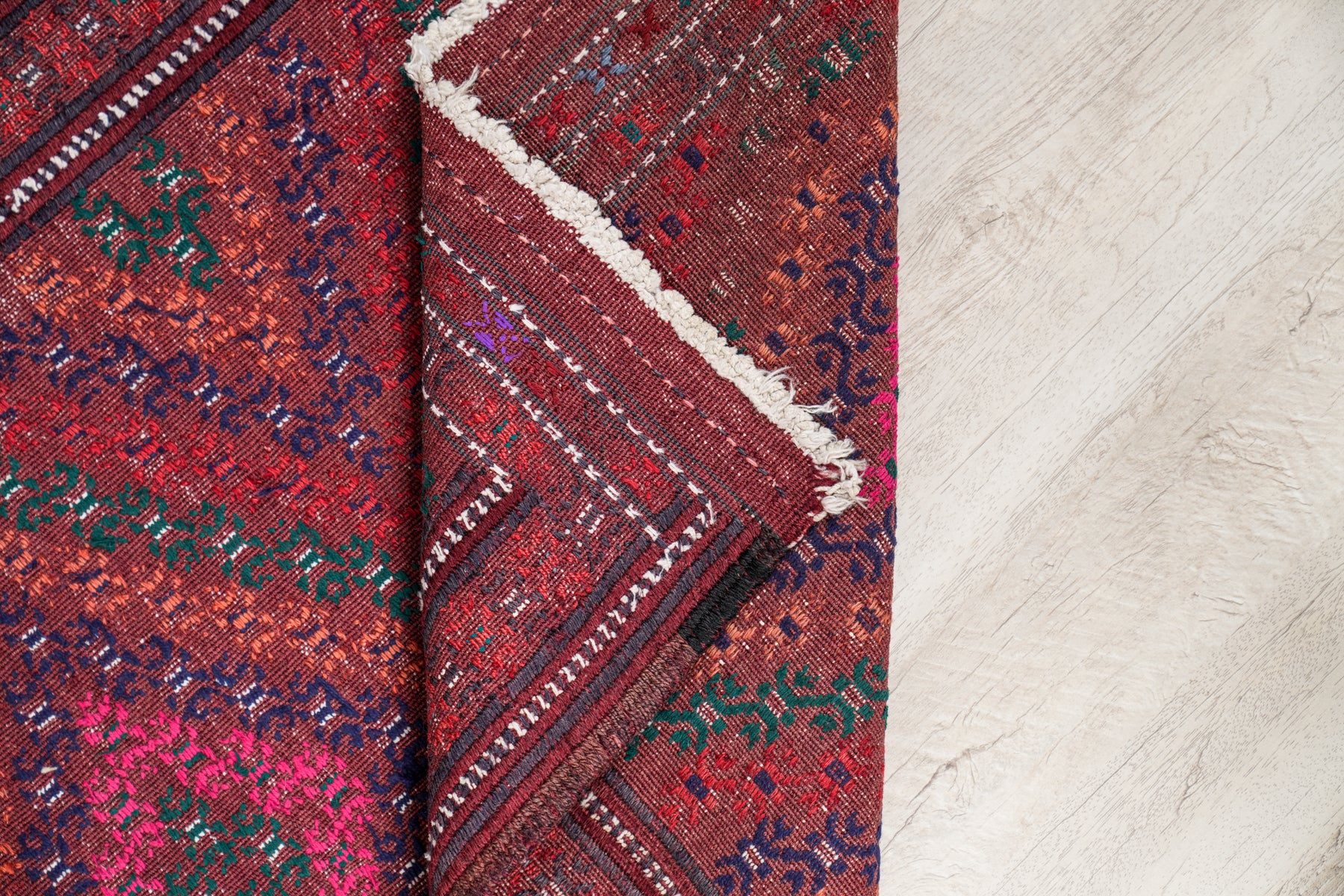 Vintage Turkmen Kilim 4' x 2'5"
