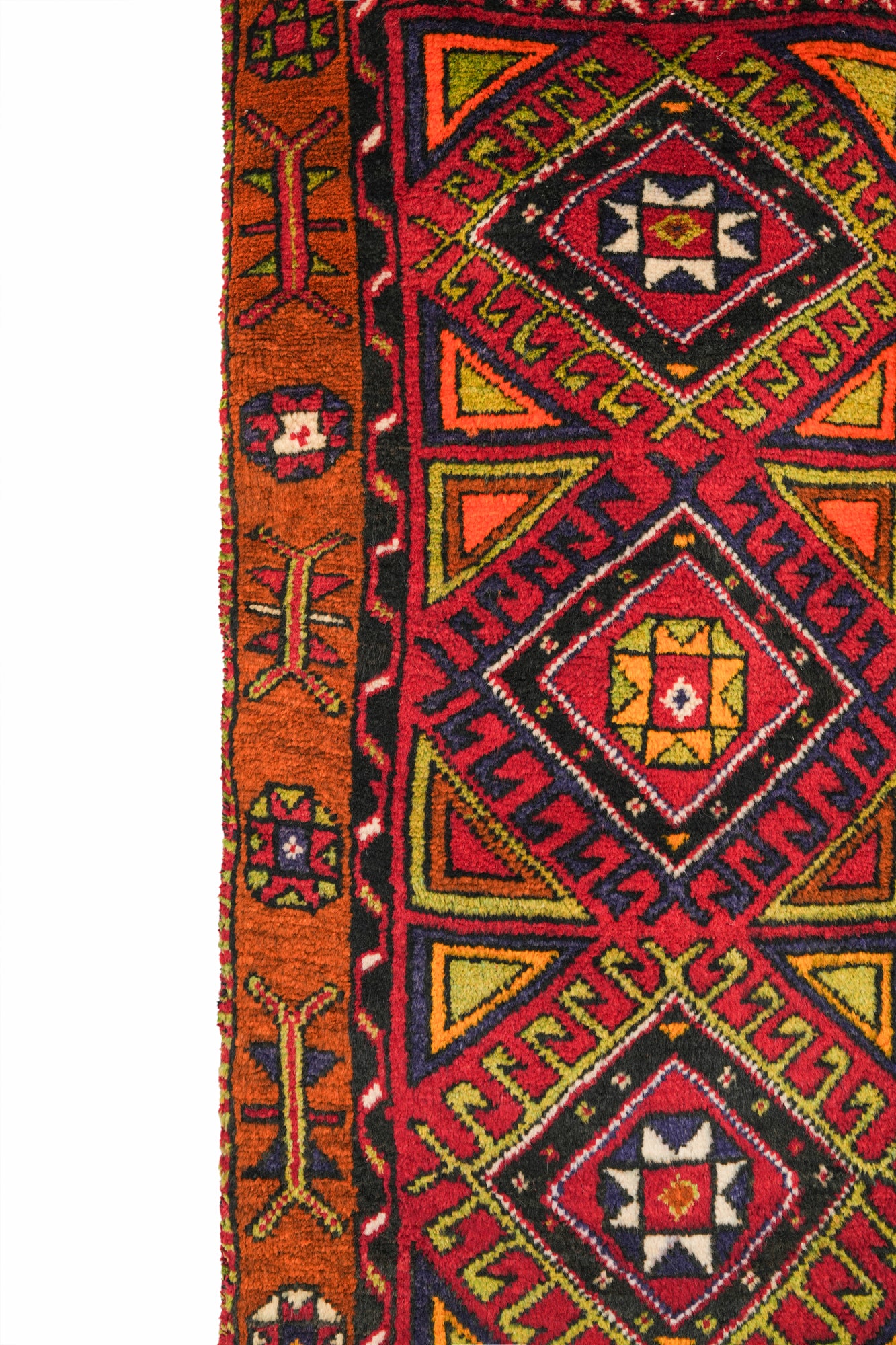 Vintage Turkish Taspinar Rug 4'2" x 2'