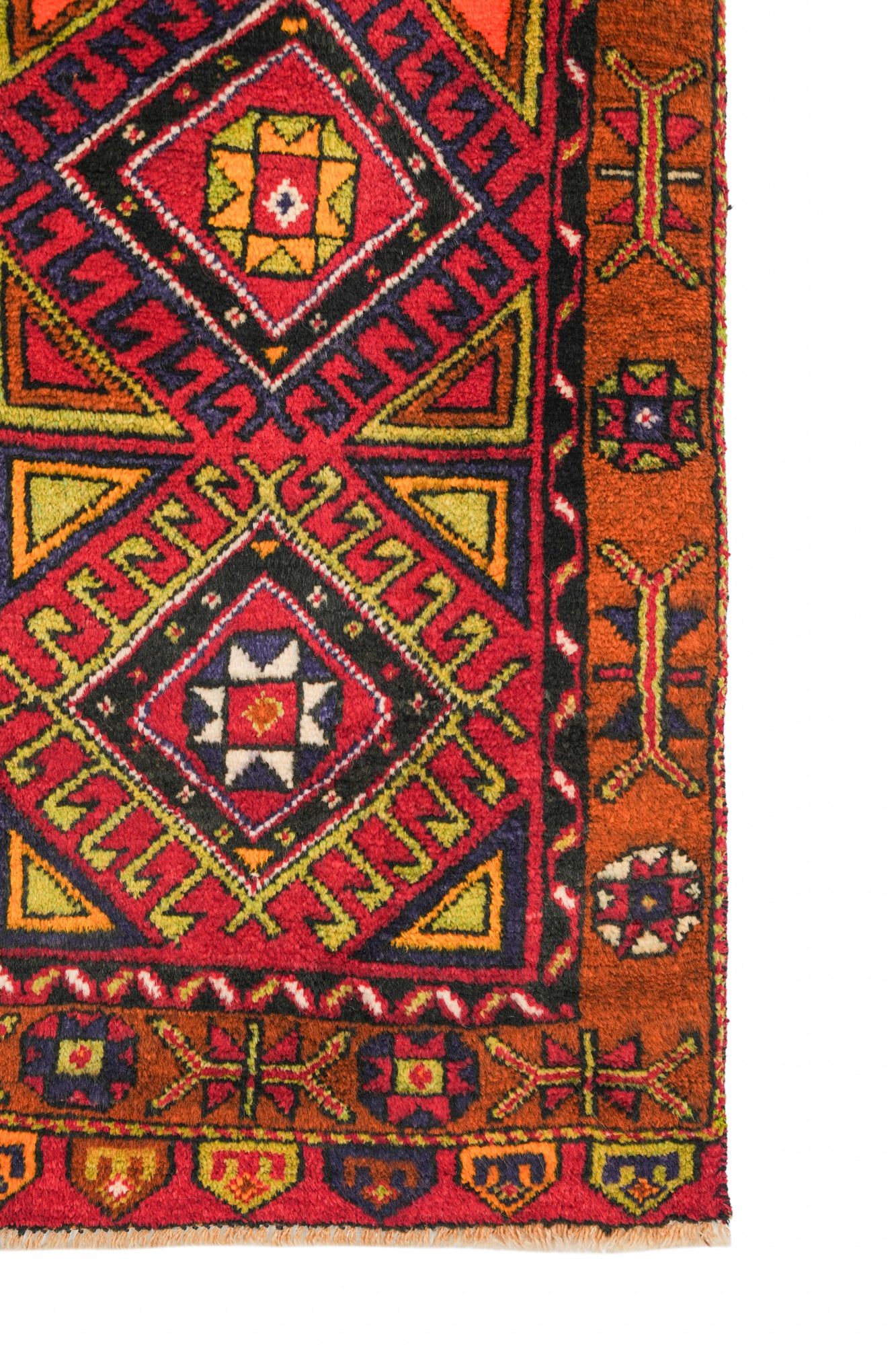 Vintage Turkish Taspinar Rug 4'2" x 2'