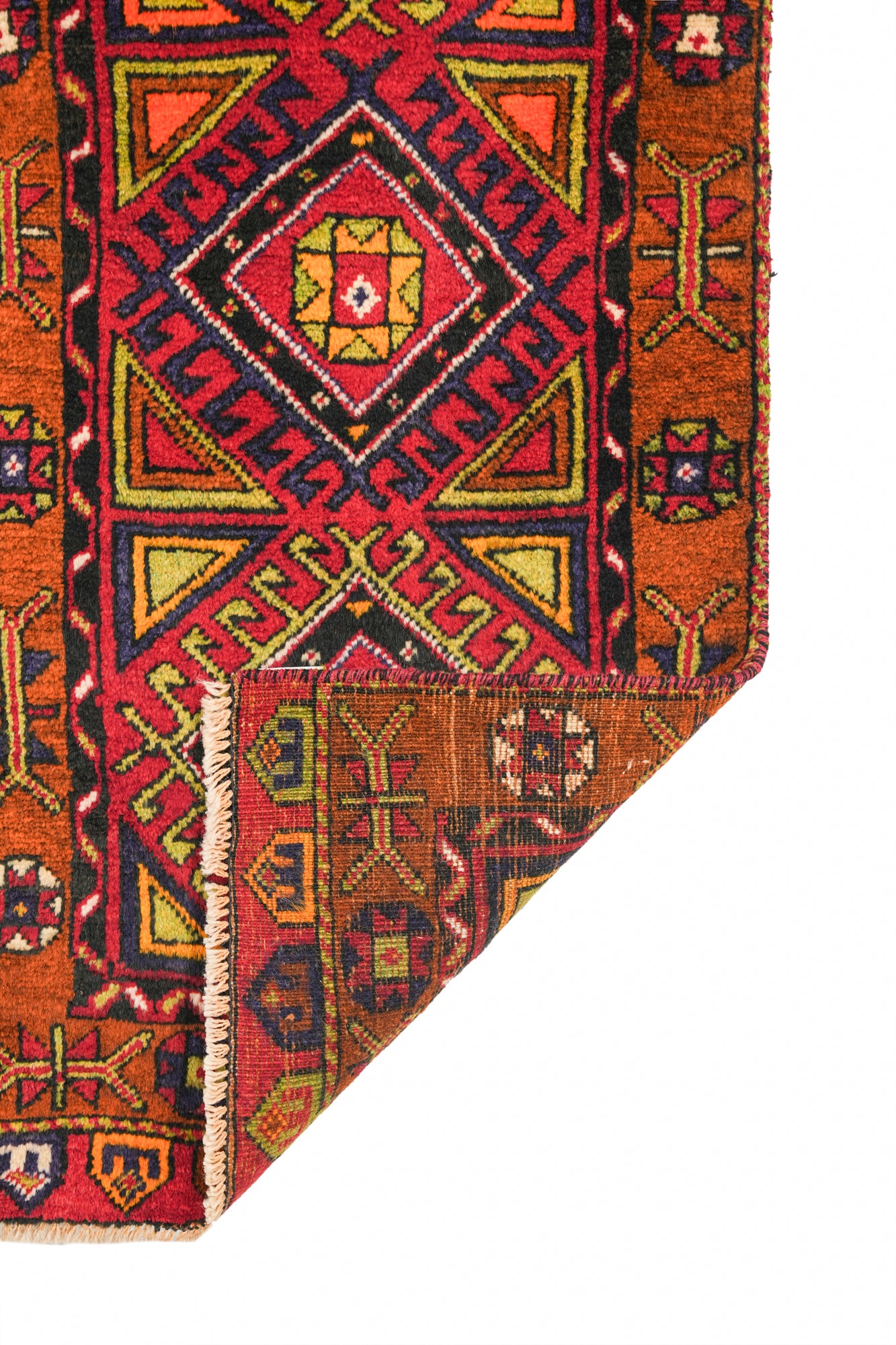 Vintage Turkish Taspinar Rug 4'2" x 2'