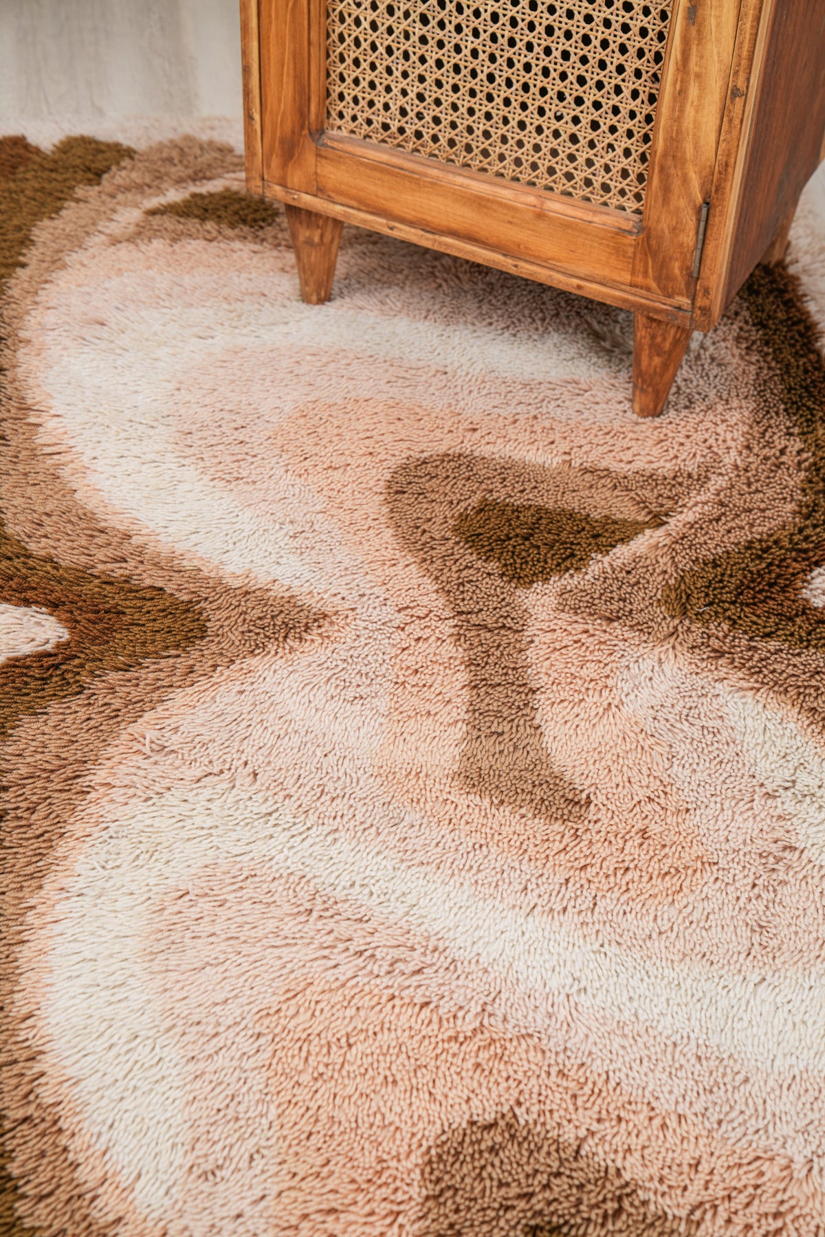 Vintage Scandinavian Rya Rug 4'9" x 2'5" (Desso)