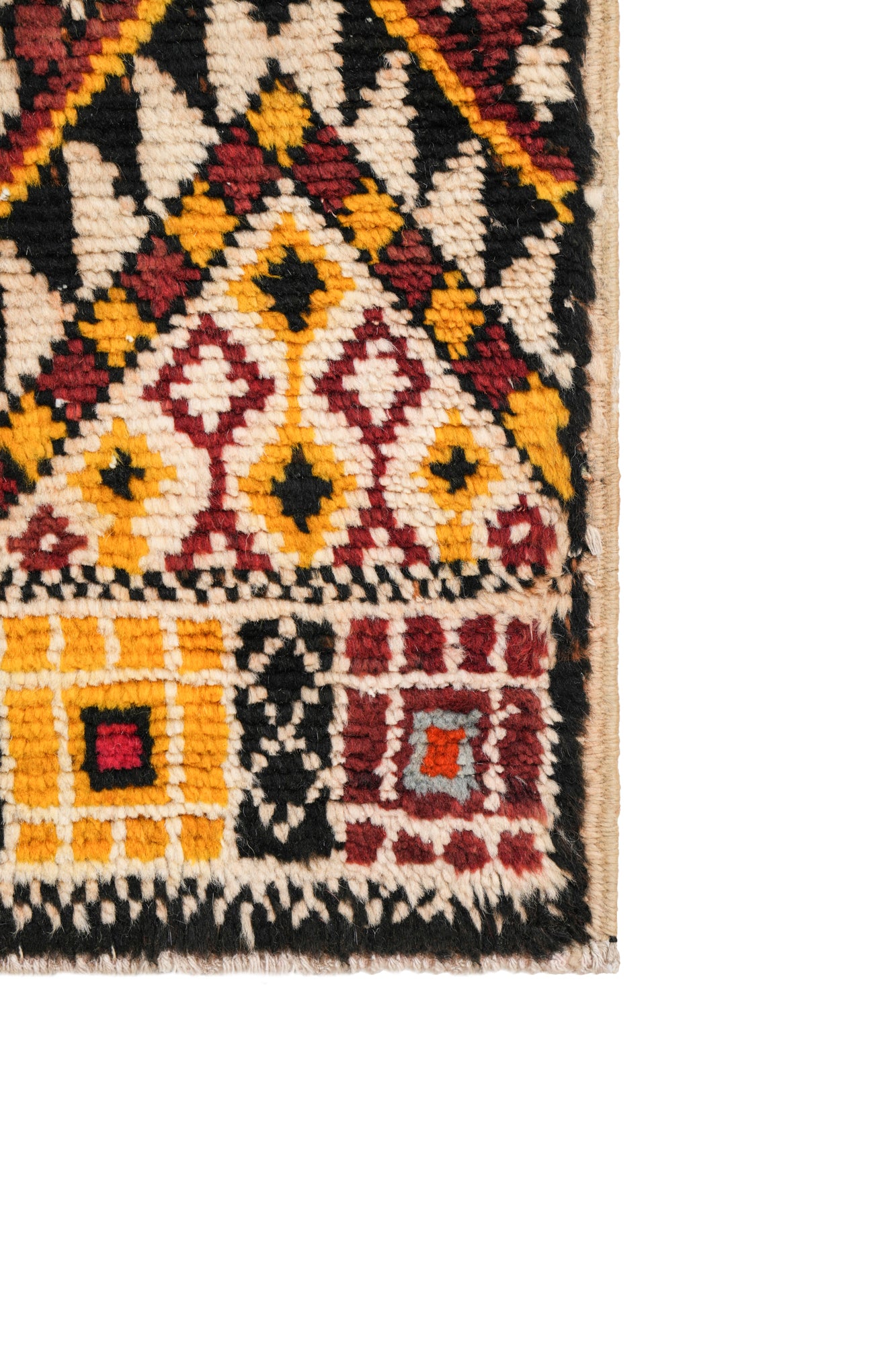 Vintage Moroccan Rug 4'6" x 2'9"