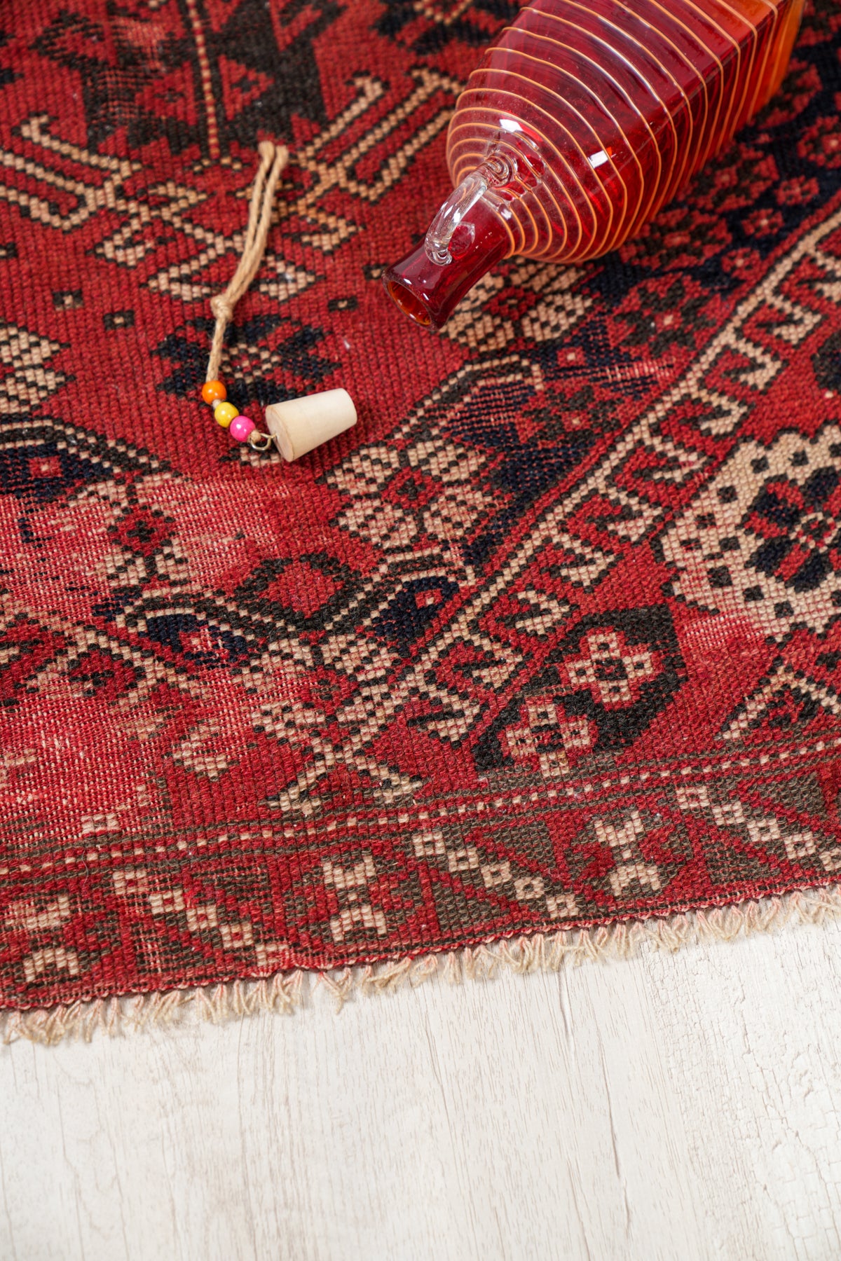 Antique Turkish Bergama Rug 3'3" x 2'9"