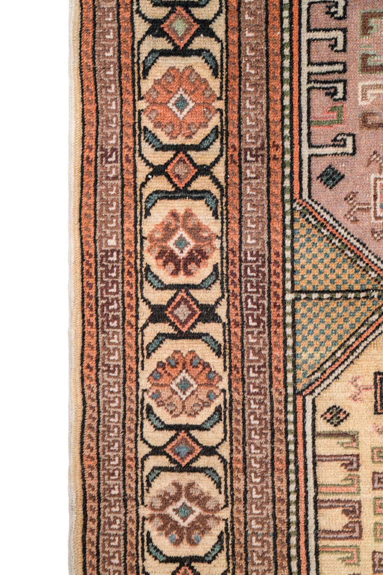 Vintage Turkish Shirvan Rug 5'10" x 3'2"