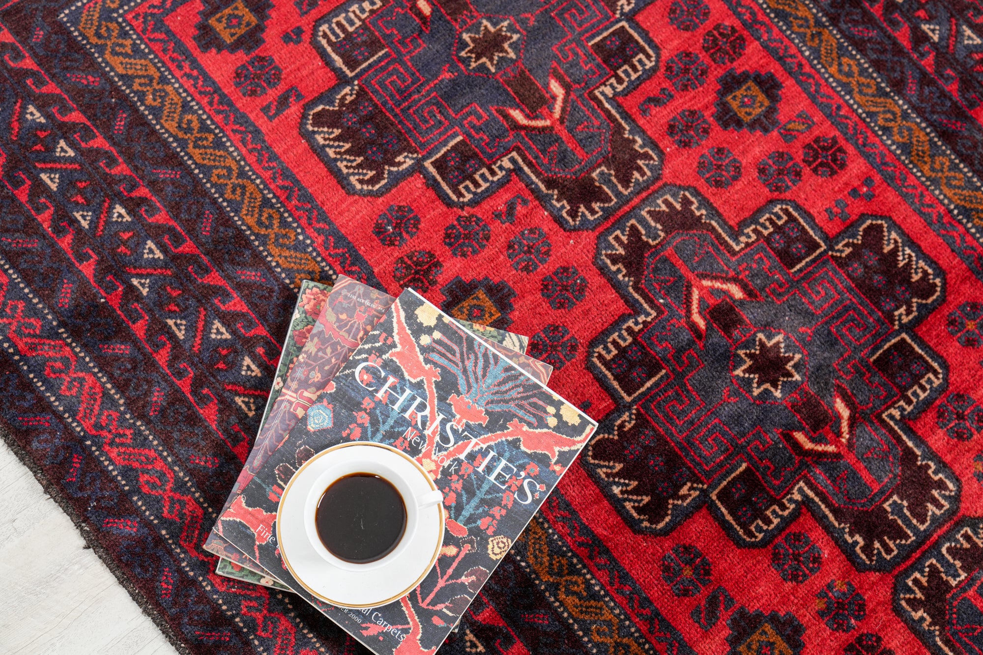 VINTAGE BALOCH RUG 6'7" 3'9"