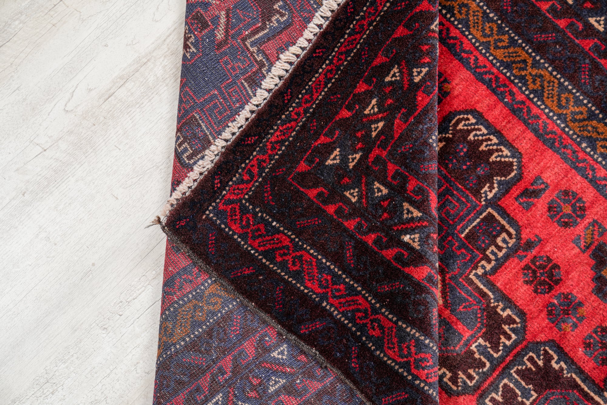 VINTAGE BALOCH RUG 6'7" 3'9"