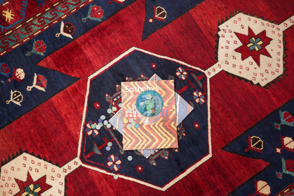 Antique Caucasian Kazak Rug 8'3" x 5'3"