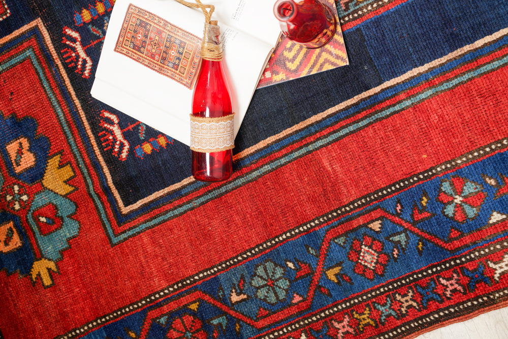 Antique Caucasian Kazak Rug 8'6" x 5'7"