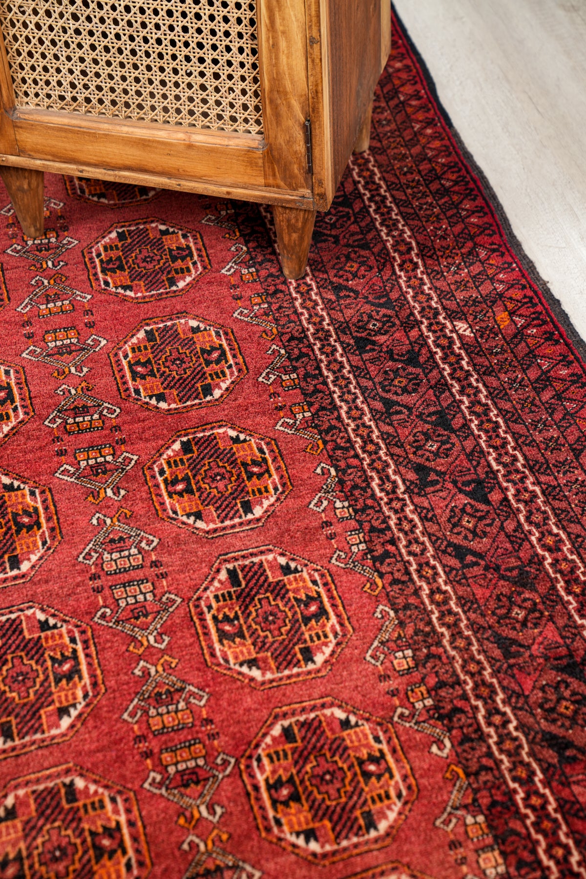 Vintage Turkmen Tekke Rug 6'4" x 3'8"