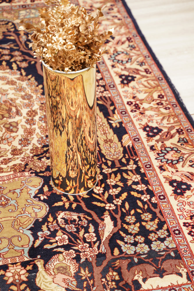 Vintage Lahore Tree Of Life Rug 7' x 4'6"