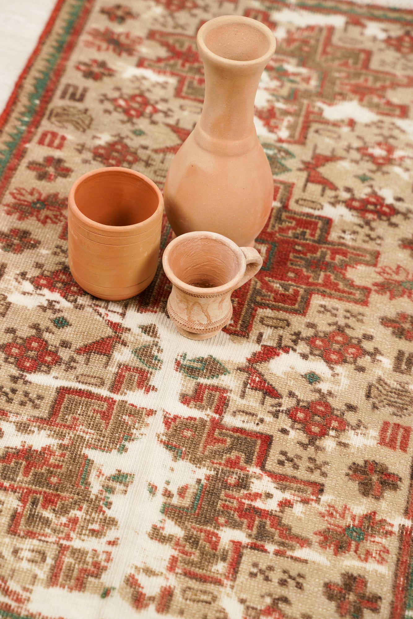 Vintage Caucasian Shirvan Rug 3'1"x 1'9"