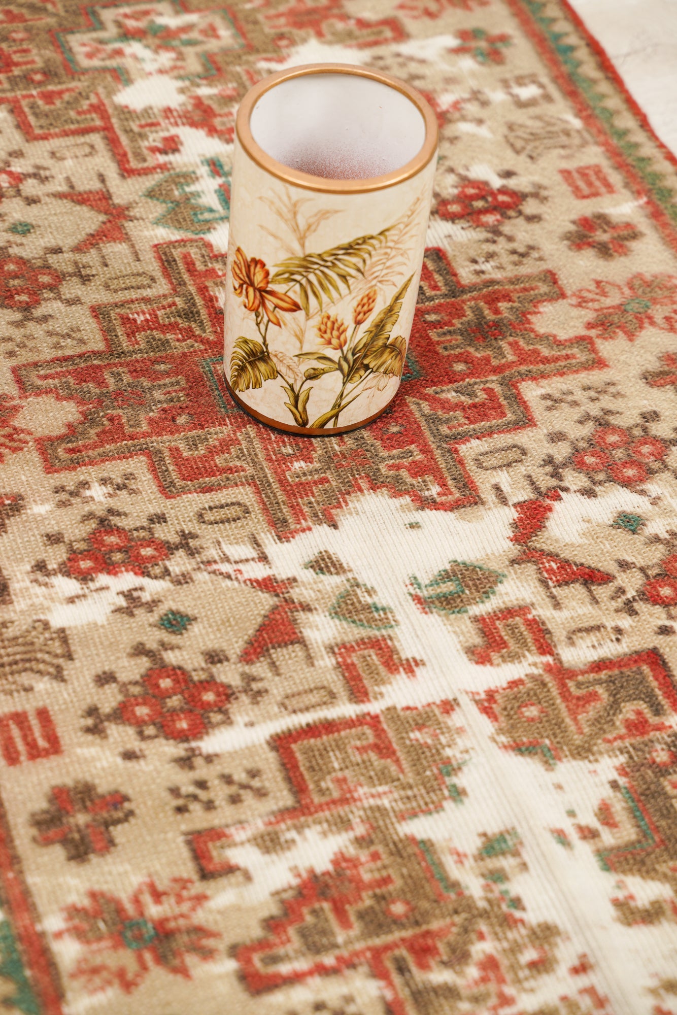 Vintage Caucasian Shirvan Rug 3'1"x 1'9"