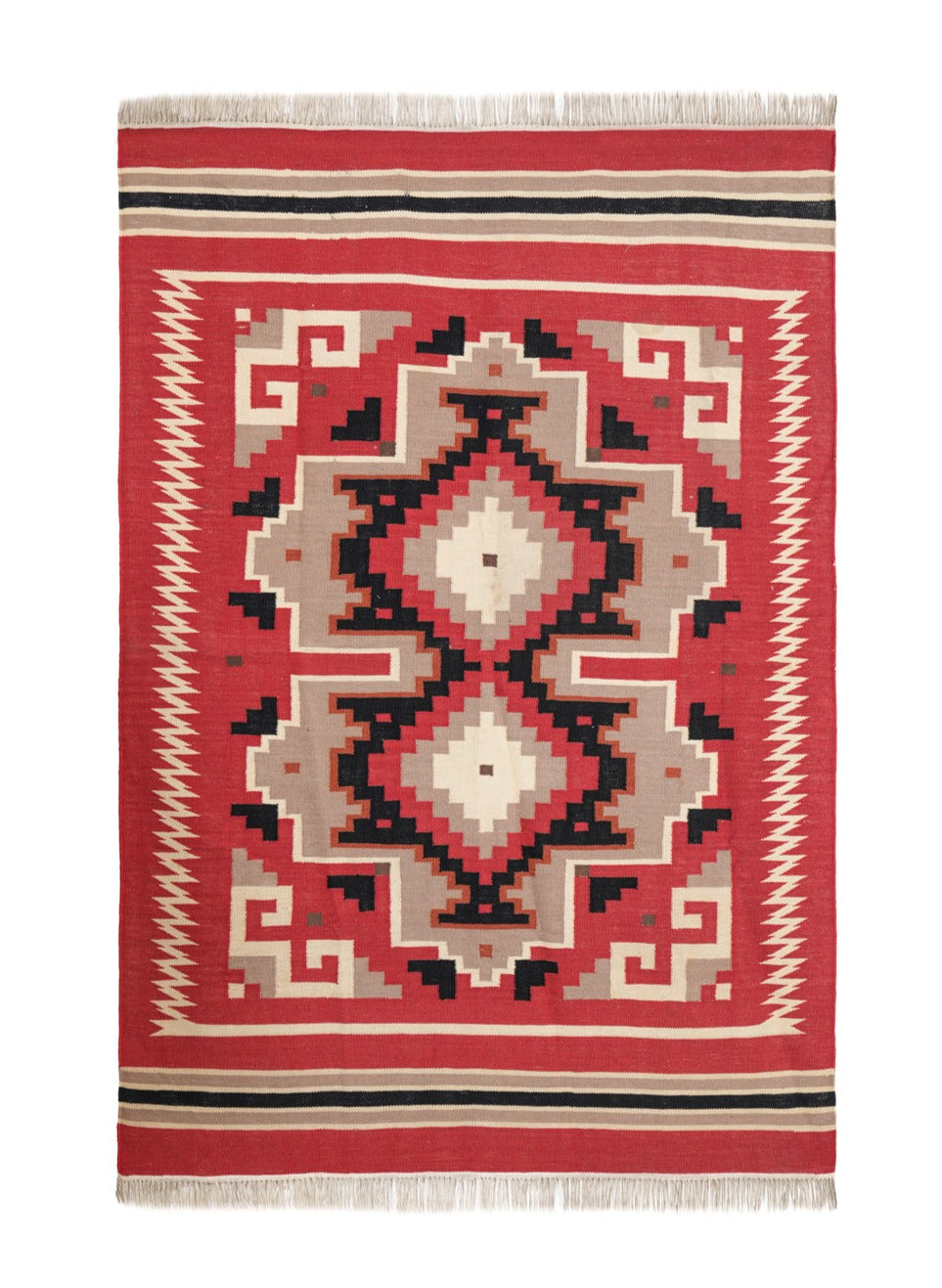 modern Navajo Style Rug Kilim 5'9" x 4'