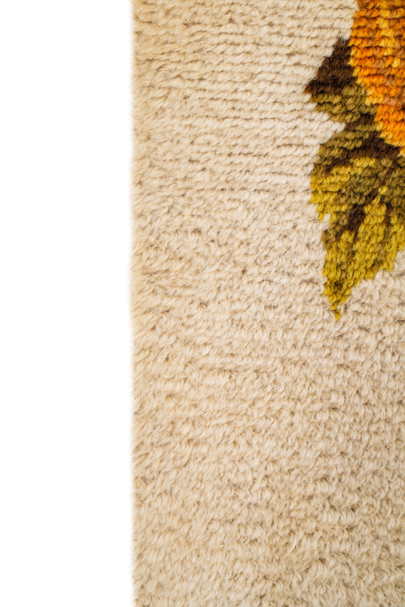 Vintage Scandinavian Rya Rug 4'7" x 2'4"