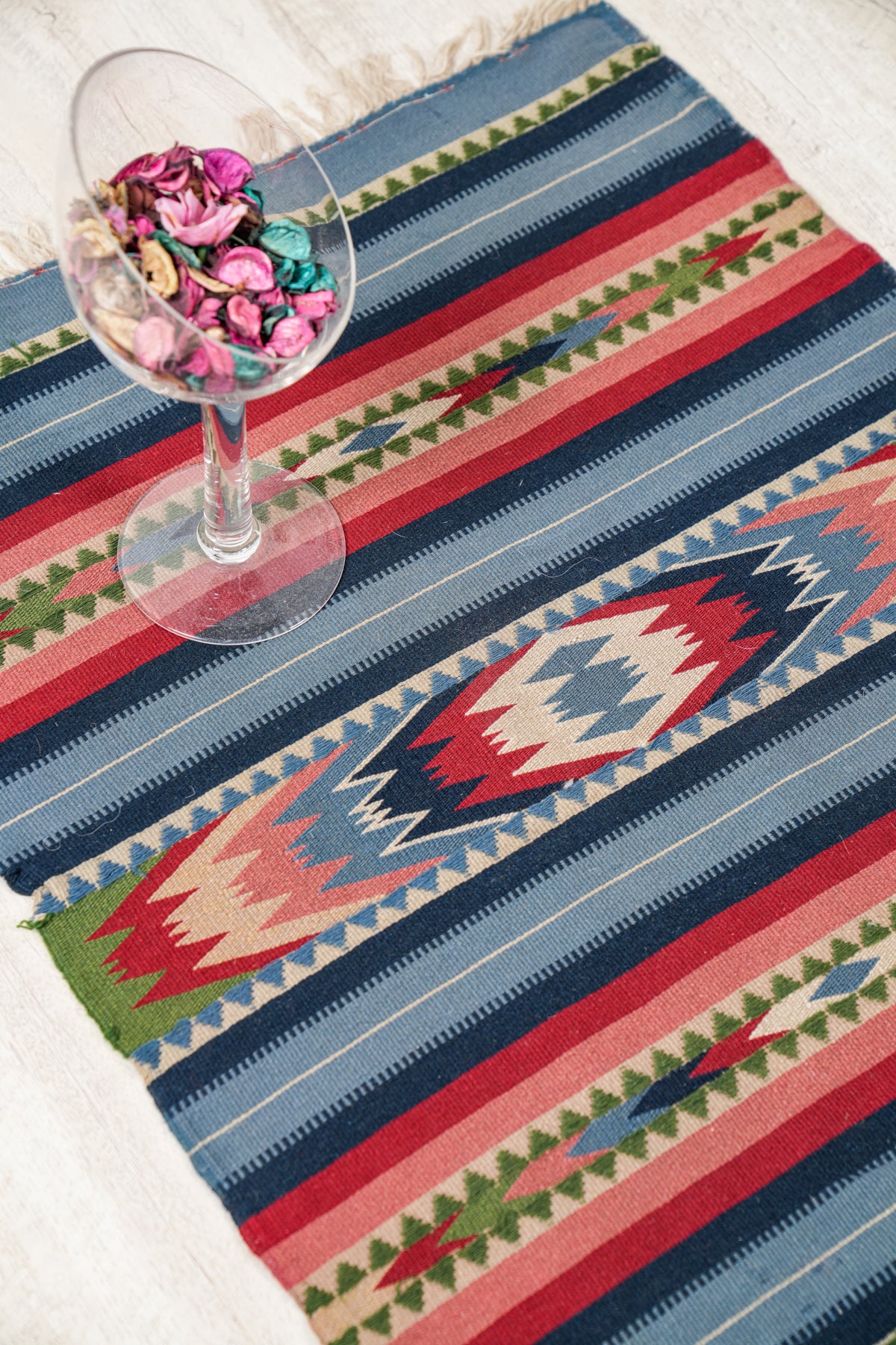 Vintage Scandinavian Textile 2'5" x 1'10"