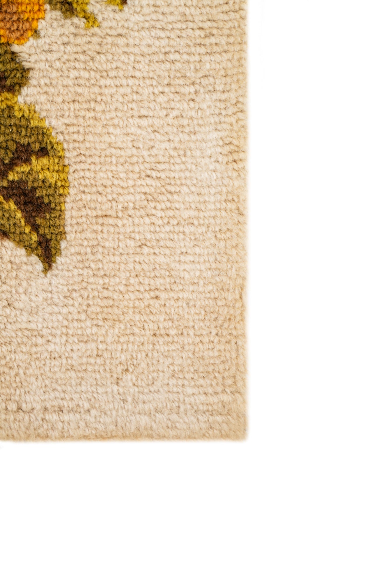 Vintage Scandinavian Rya Rug 4'7" x 2'4"