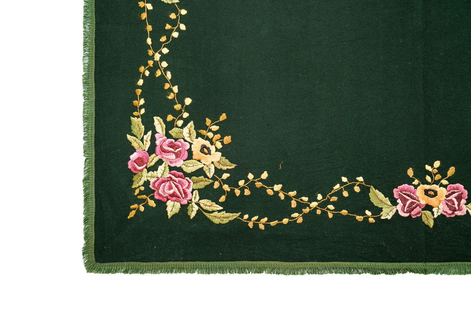 Vintage Polish Embroidery Textile 5'5" x 5'8"