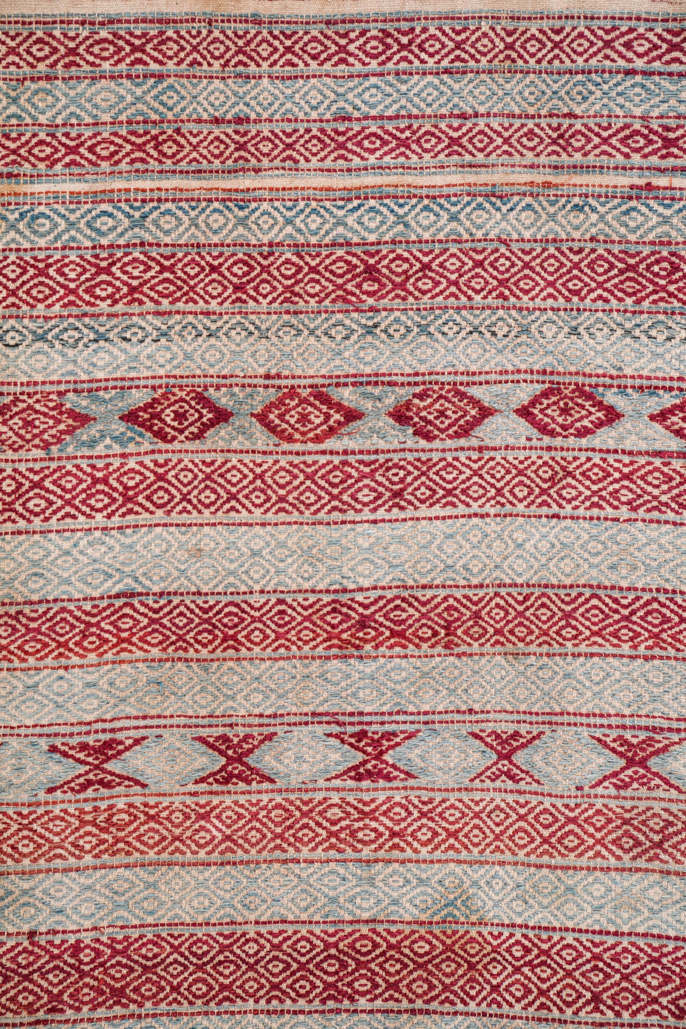 Antique Bhutan Kera Traditional Textile 7'5" x 1'7"