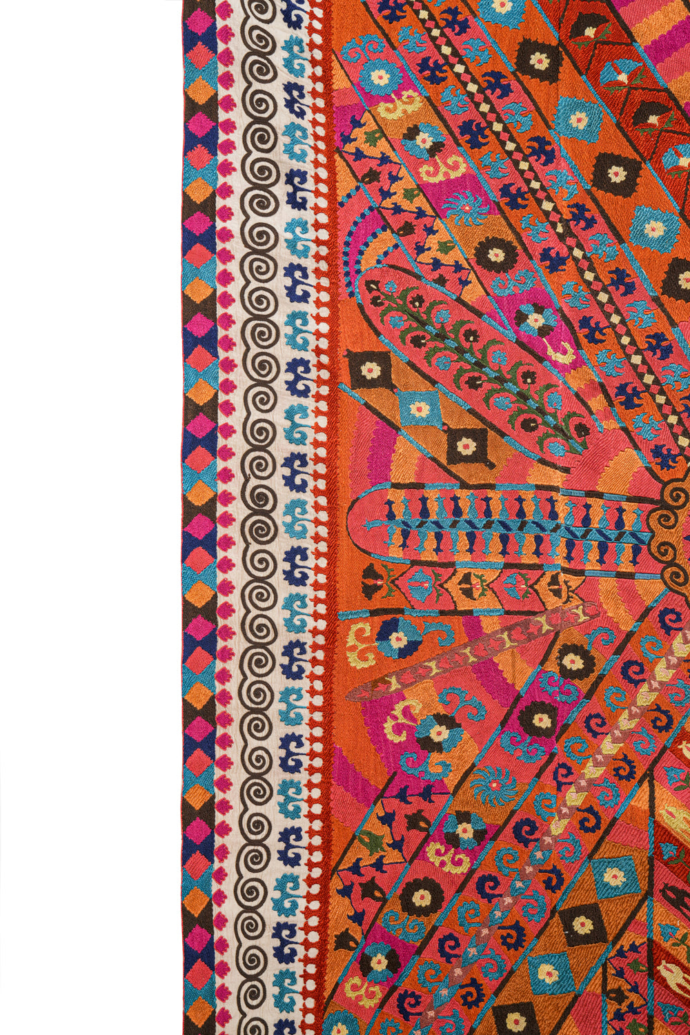 Vintage Uzbek Suzani Textle 5'5" x 4'1"