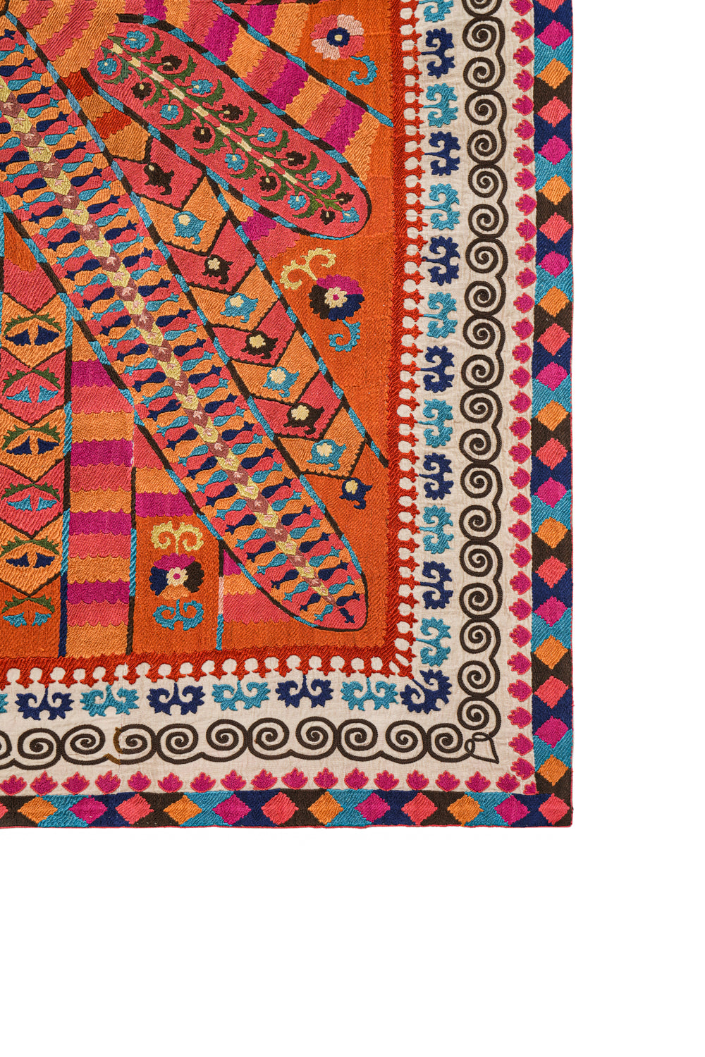 Vintage Uzbek Suzani Textle 5'5" x 4'1"