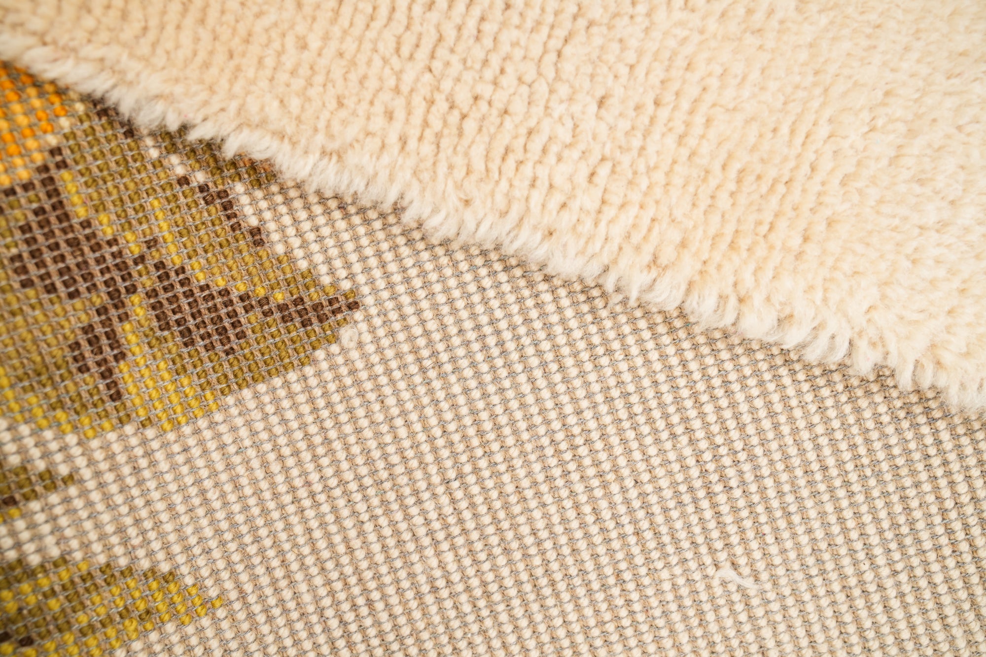Vintage Scandinavian Rya Rug 4'7" x 2'4"