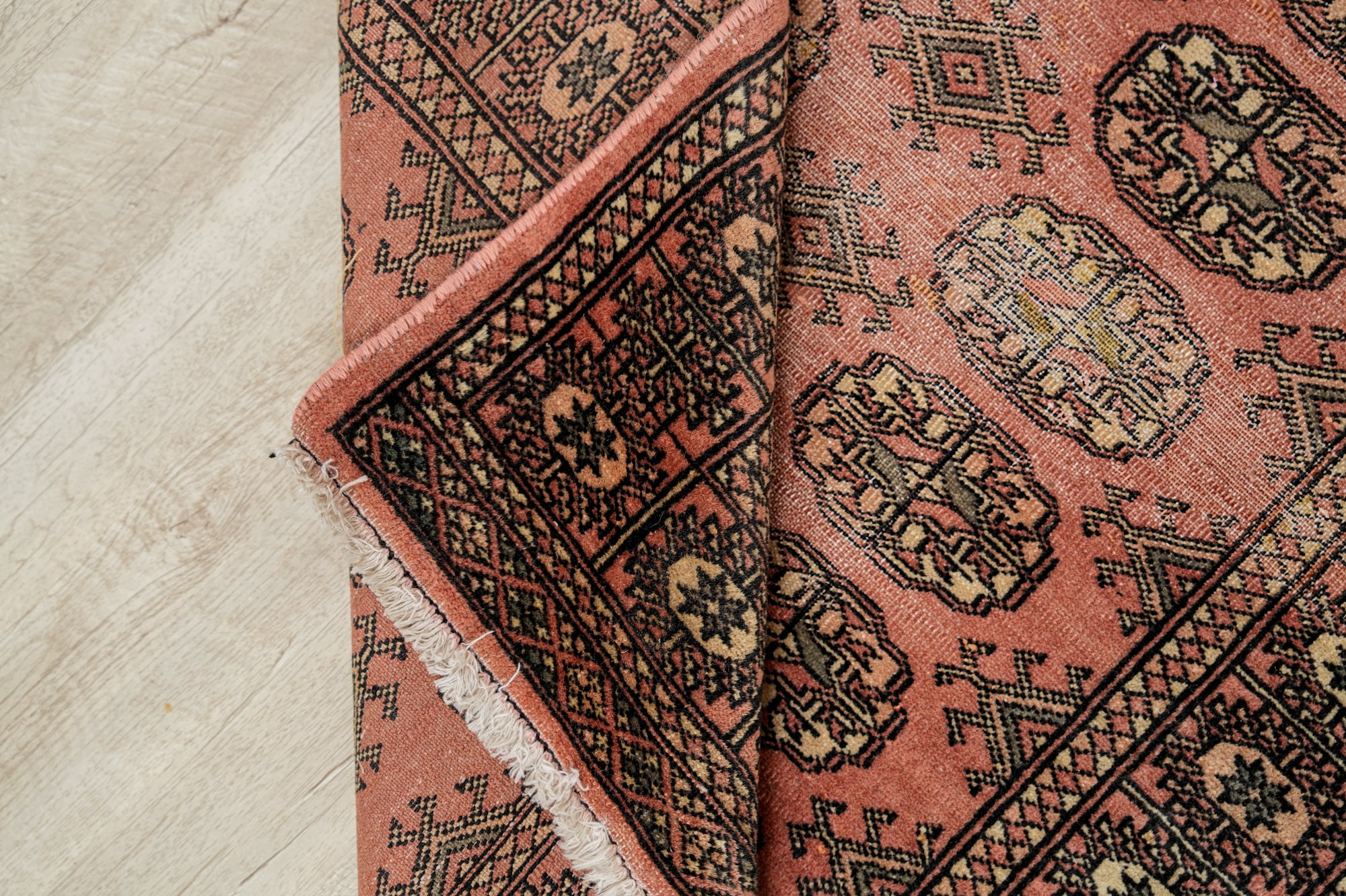 Vintage Bokhara Rug 3'9" x 2'9"
