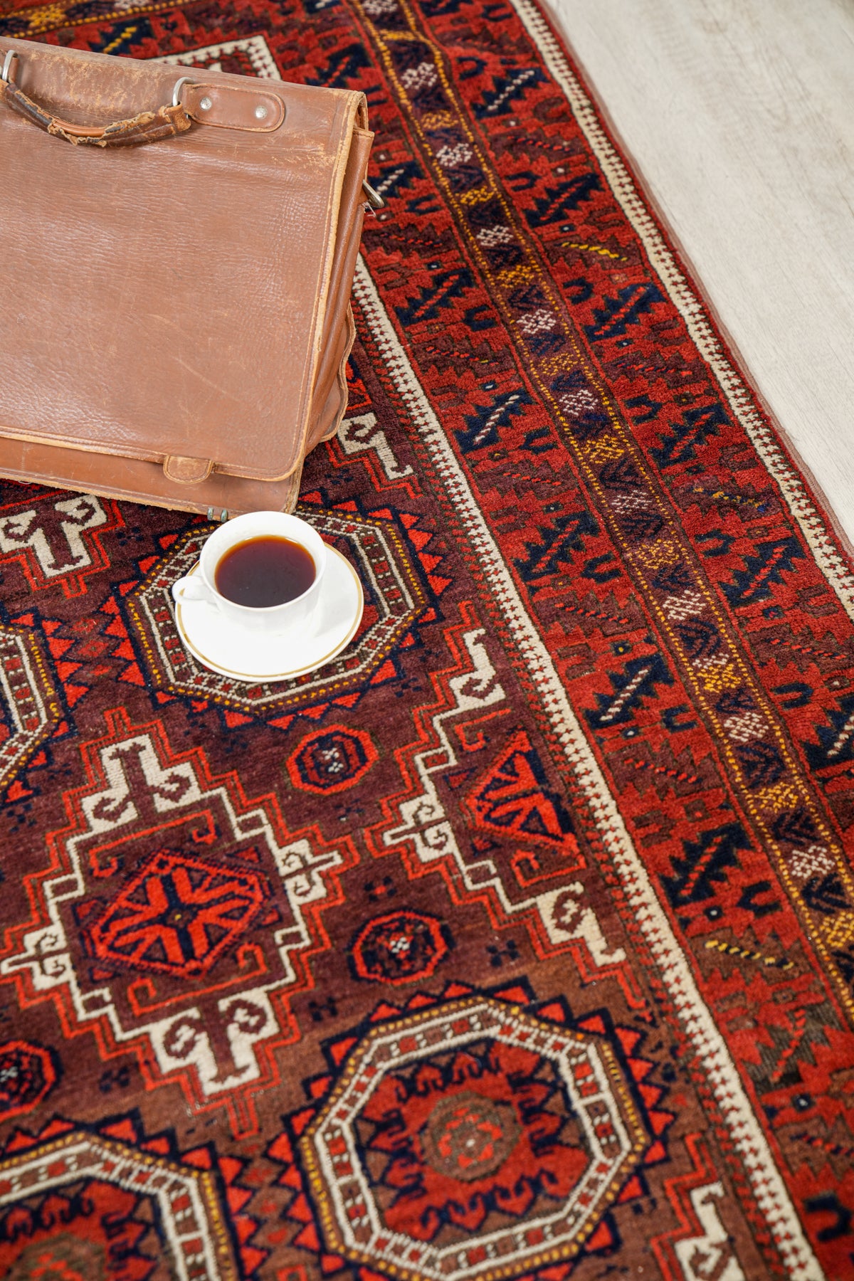 Antique Baloch Rug 6'7" x 3'9"