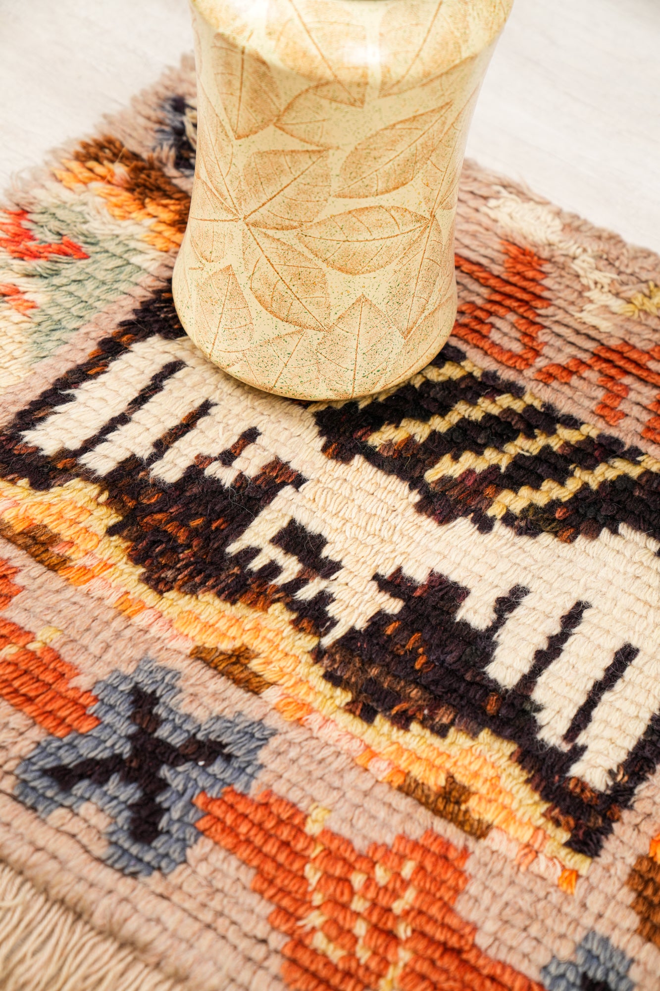 Vintage Scandinavian Rya Rug 2'1" x 2'4"