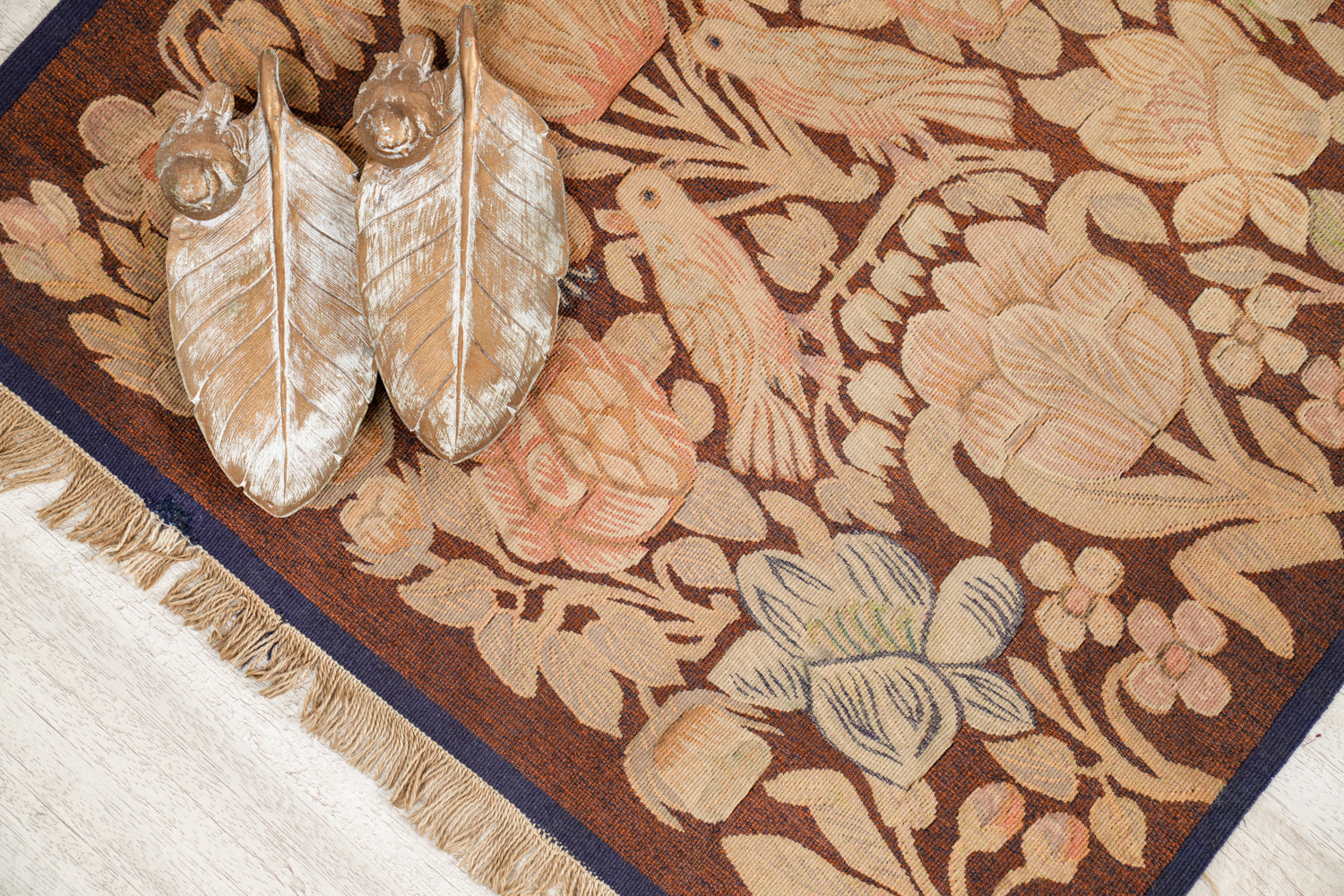 Antique Dutch Garden Tapestry 3' x 2'