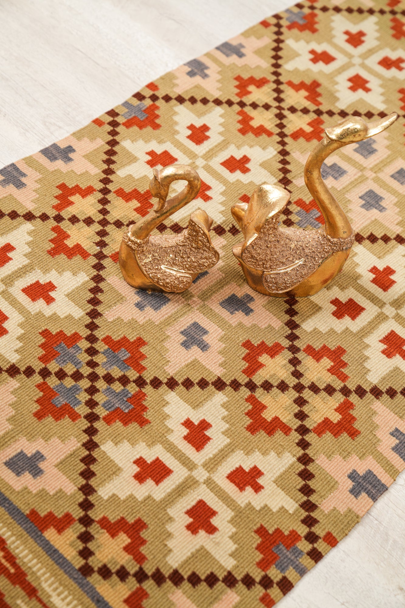 Antique Norwegian Tapestry 5'4" x 1'10"