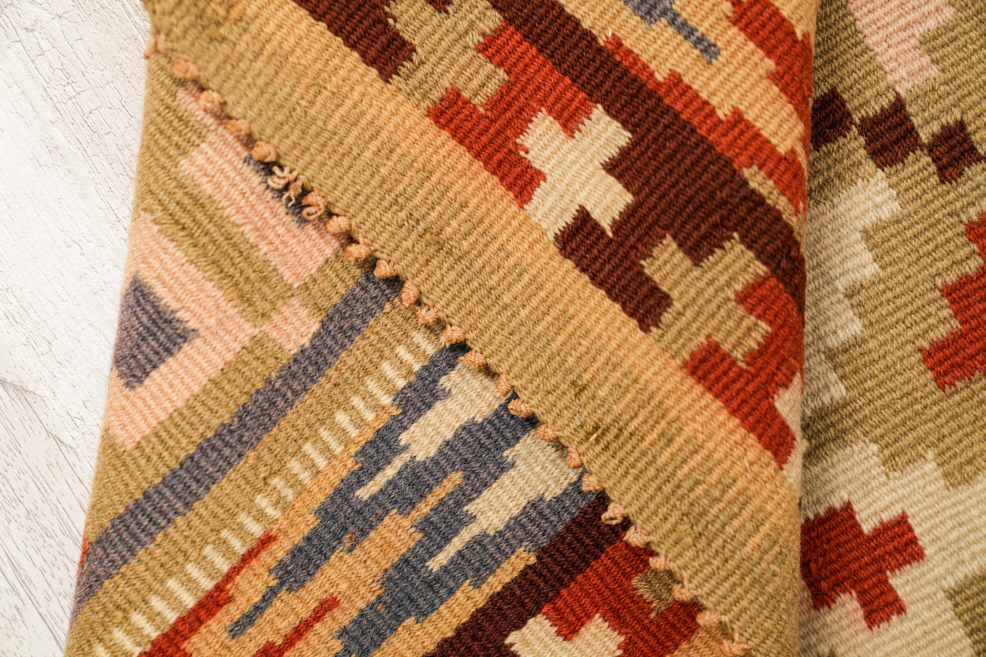 Antique Norwegian Tapestry 5'4" x 1'10"