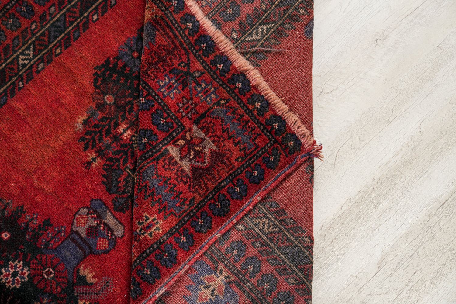 Vintage Baloch Rug 6' x 4' (vase)