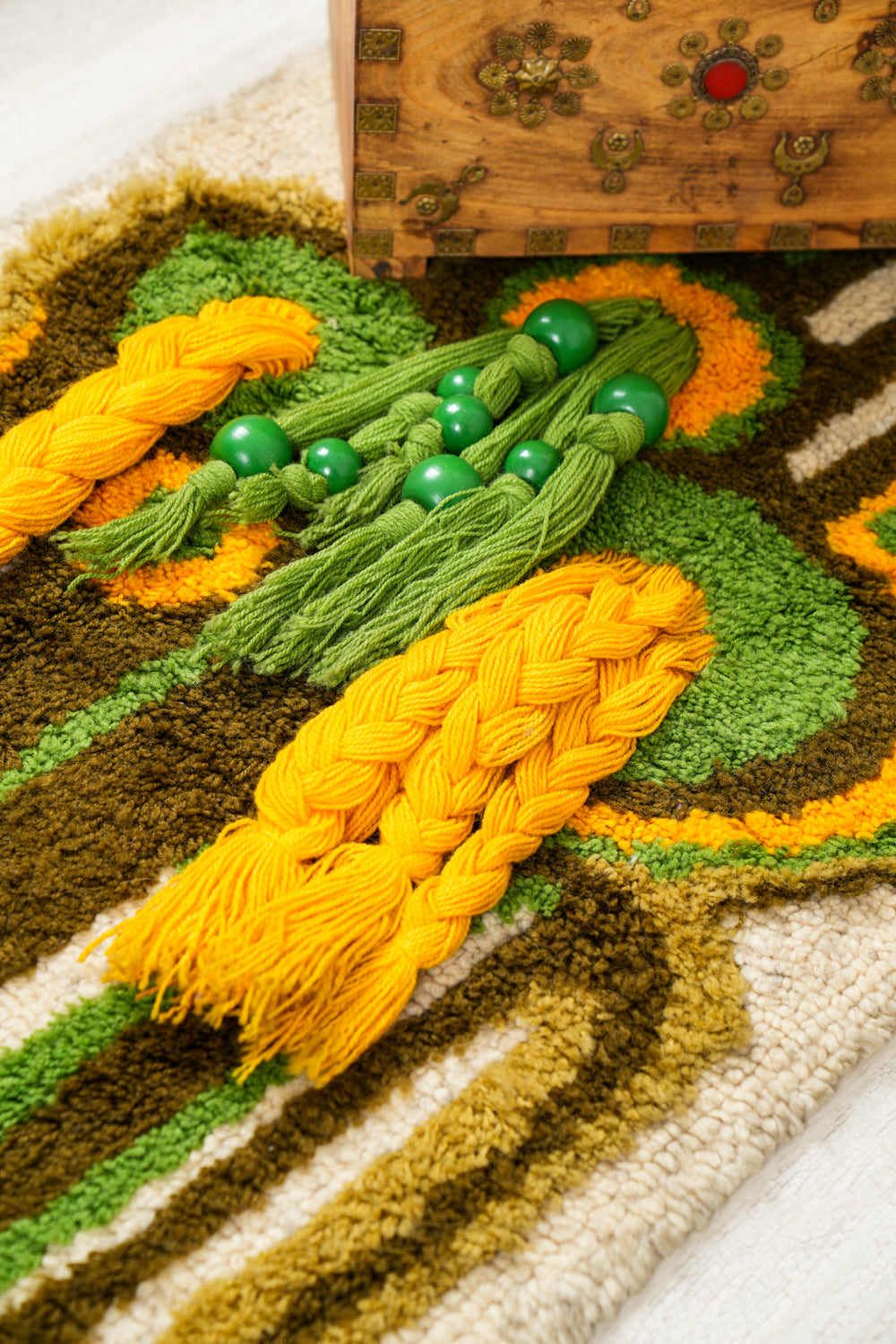 Vintage Scandinavian Rug 4'4" x 2'6"