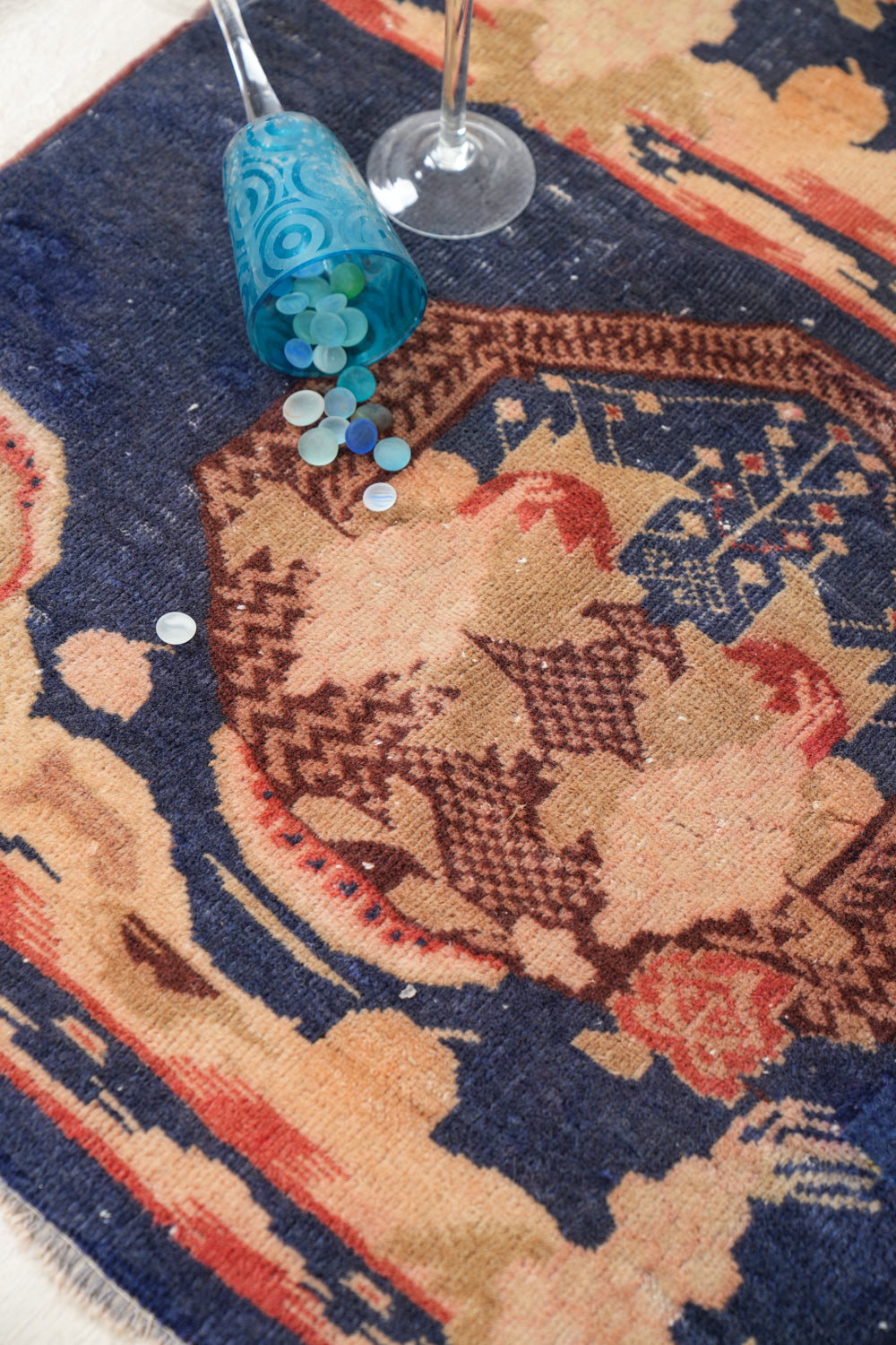 Antique Beijing Rug 4' x 2'8"