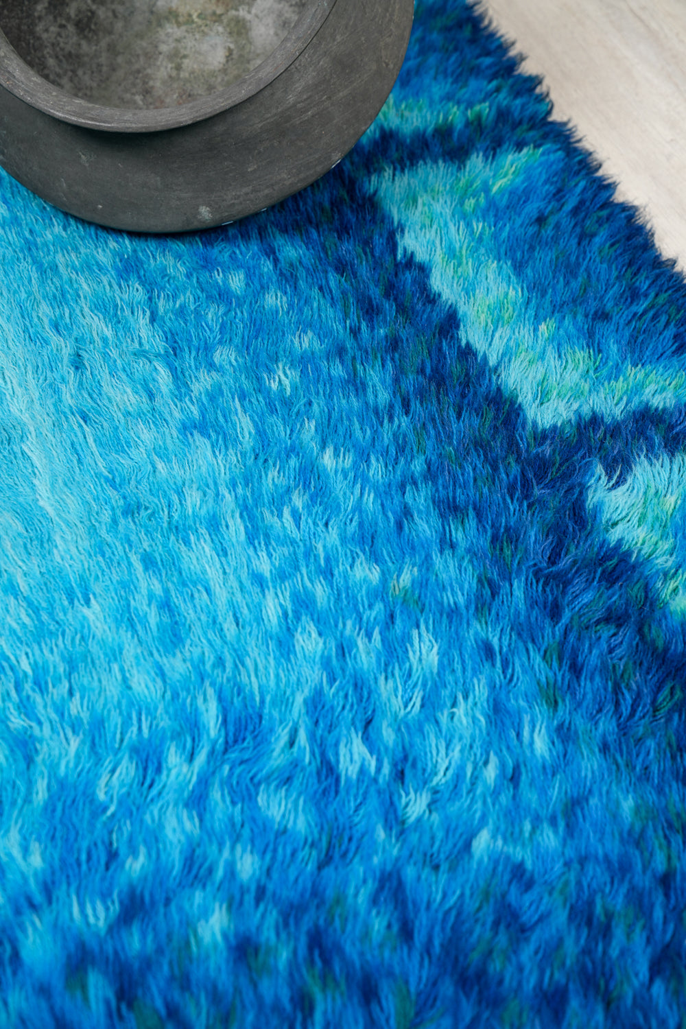 Vintage Scandinavian Rya Rug 6' x 4'4"