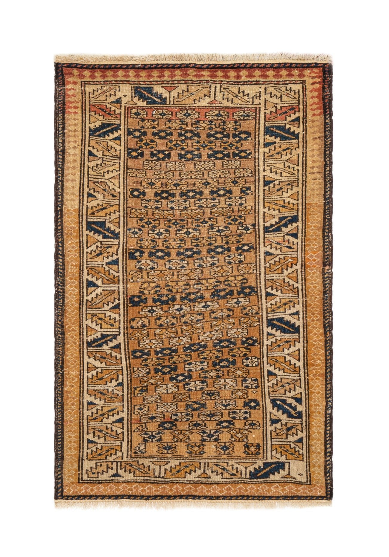 Antique Caucasian Shrivan Rug 4' x 2'7"