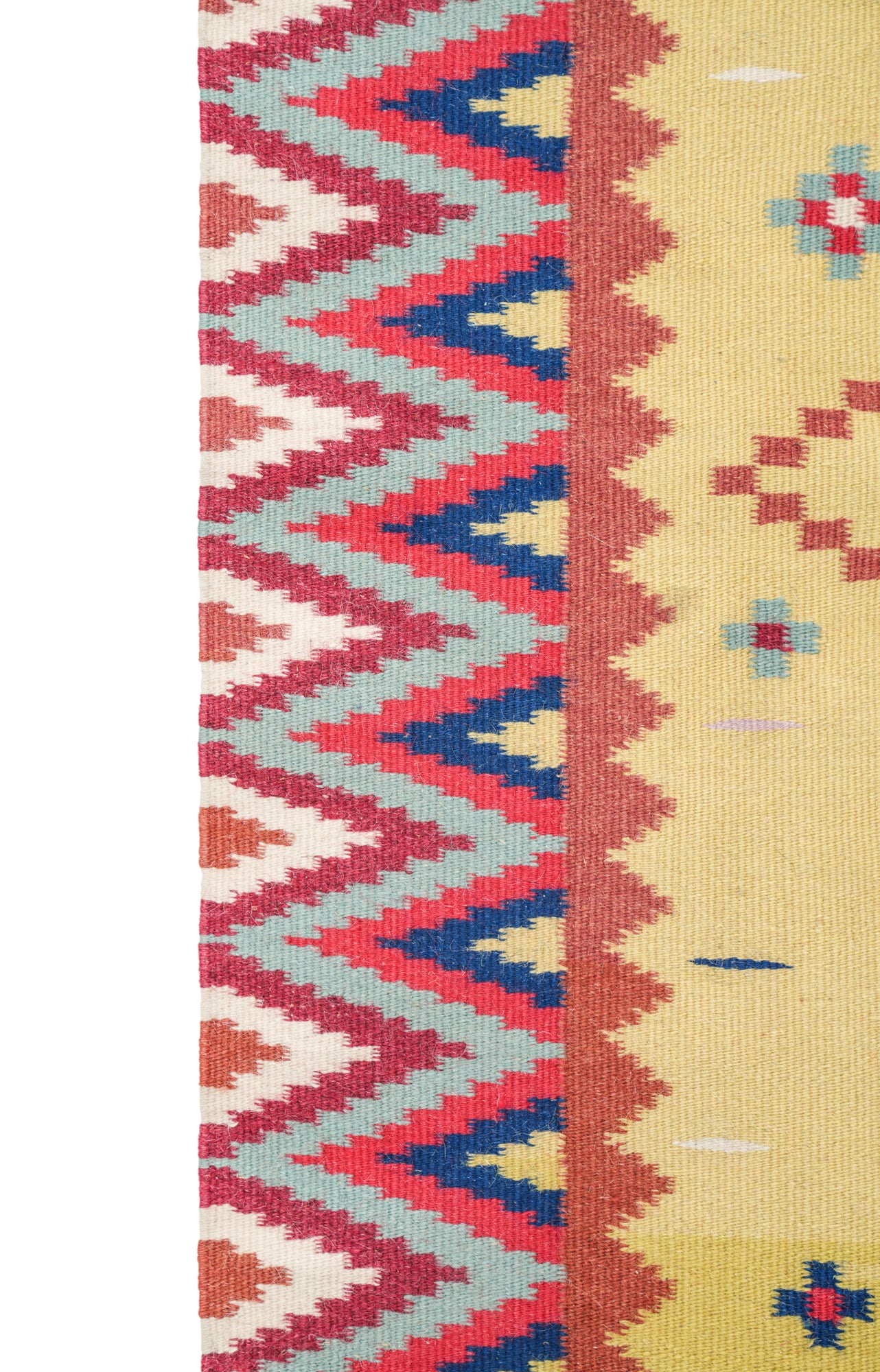 Vintage Turkish tribal Kilim 4'6" x 2'8"