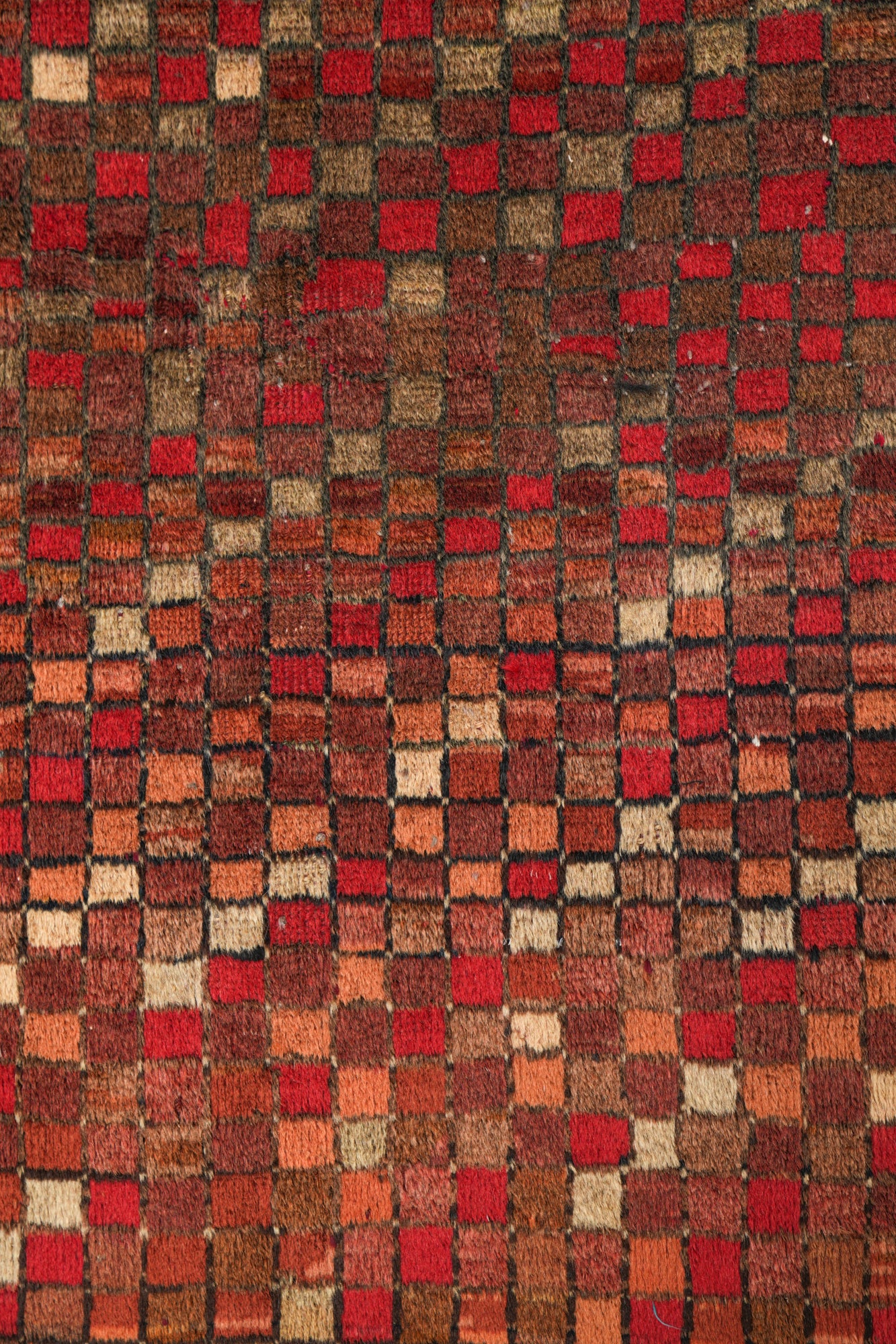 Vintage Turkmen compartment Rug 3' x 1'9"