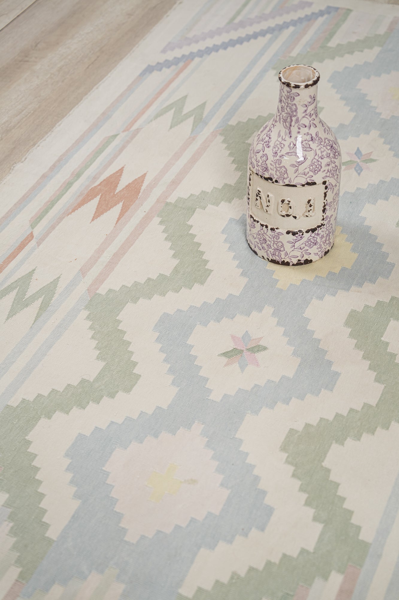 Vintage Indian Dhurrie 5'1"x 4'