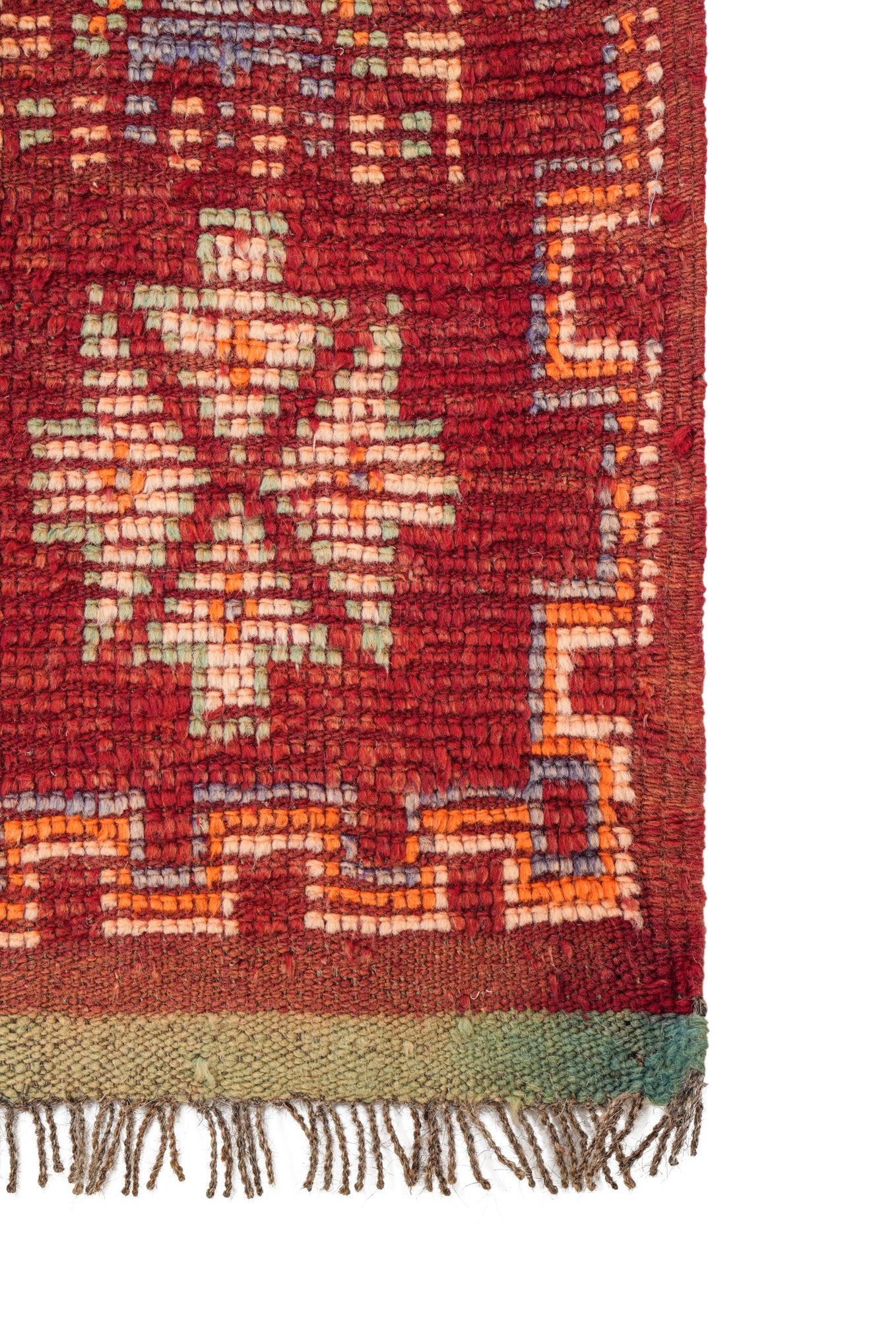 Vintage Moroccan Berber Rug 3'1" x 3'