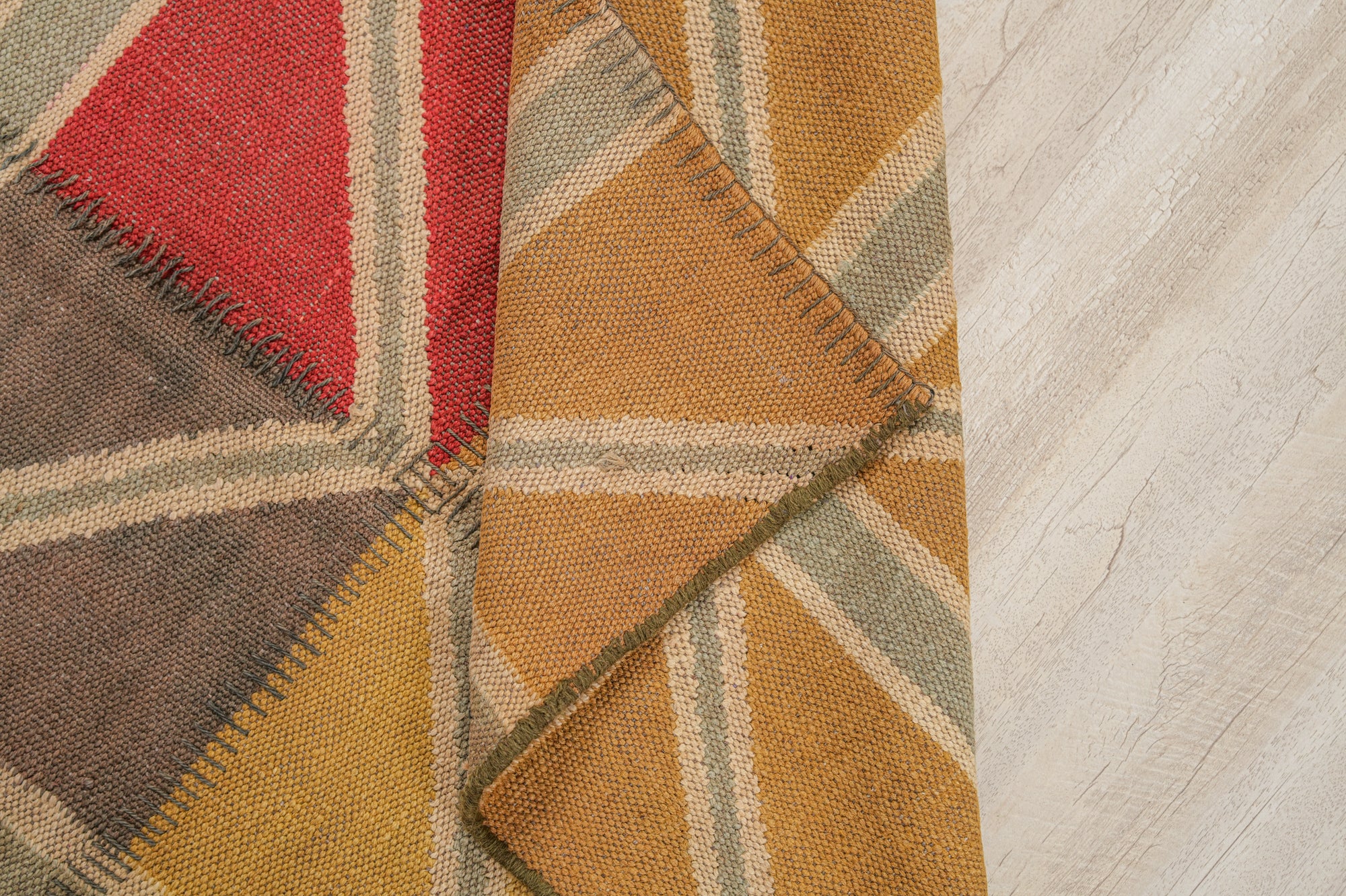 Vintage Scandanavian Kilim 4' x 3'8"