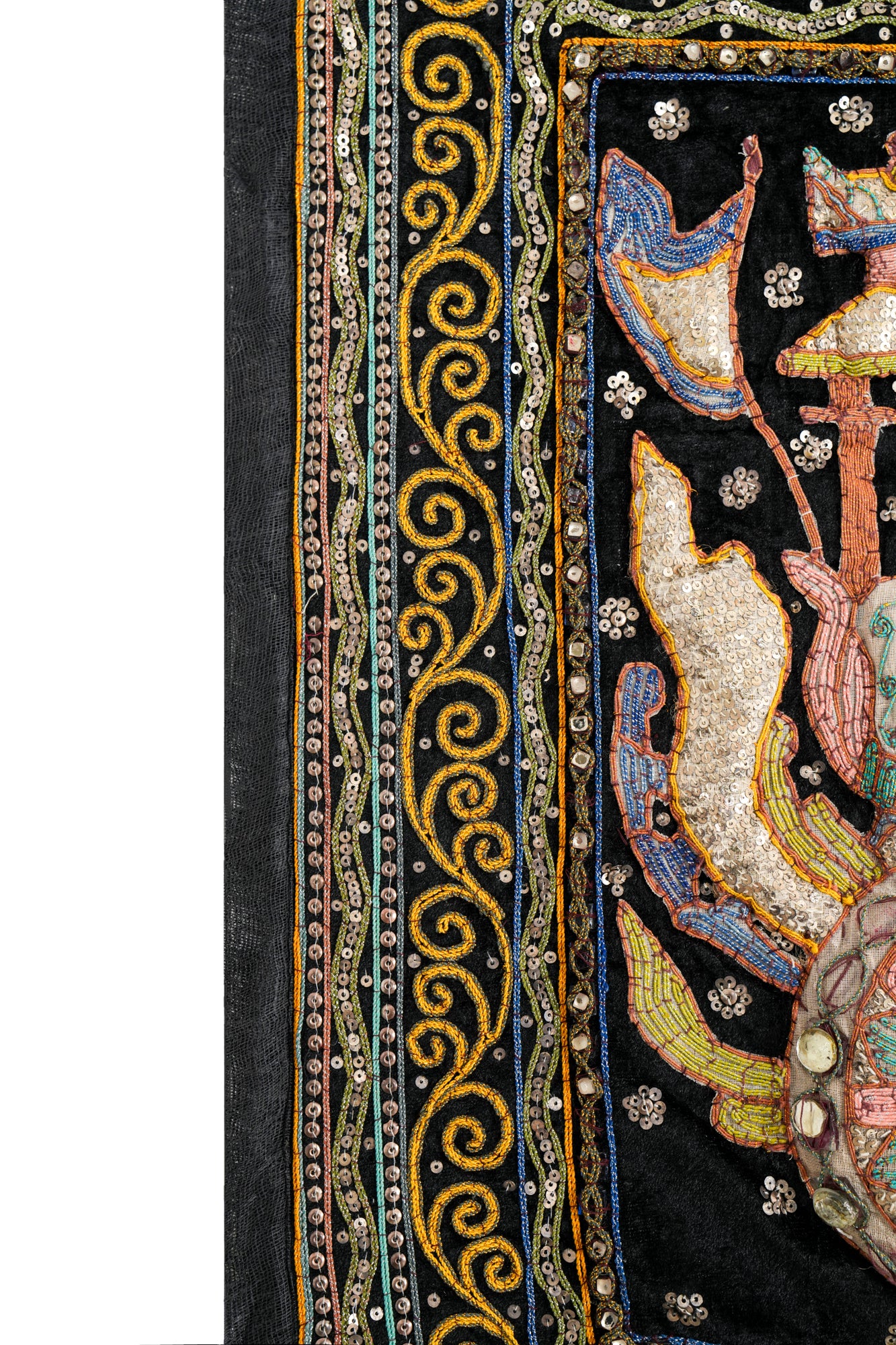 Vintage kalaga Tapestry 4'6" x 2'4" (royal cart)
